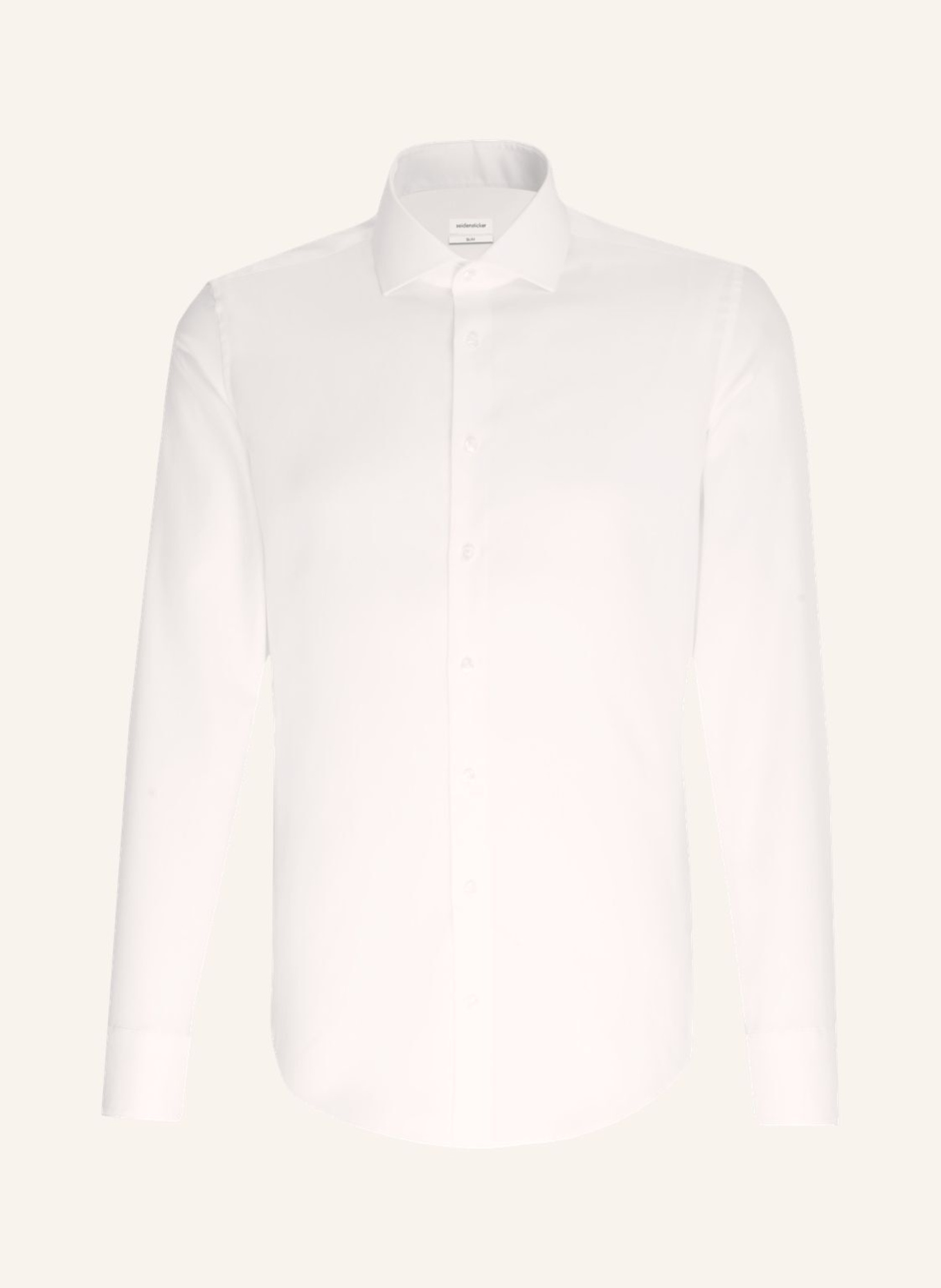 seidensticker Oxford Shirt, Slim-Fit Business Shirt: WHITE