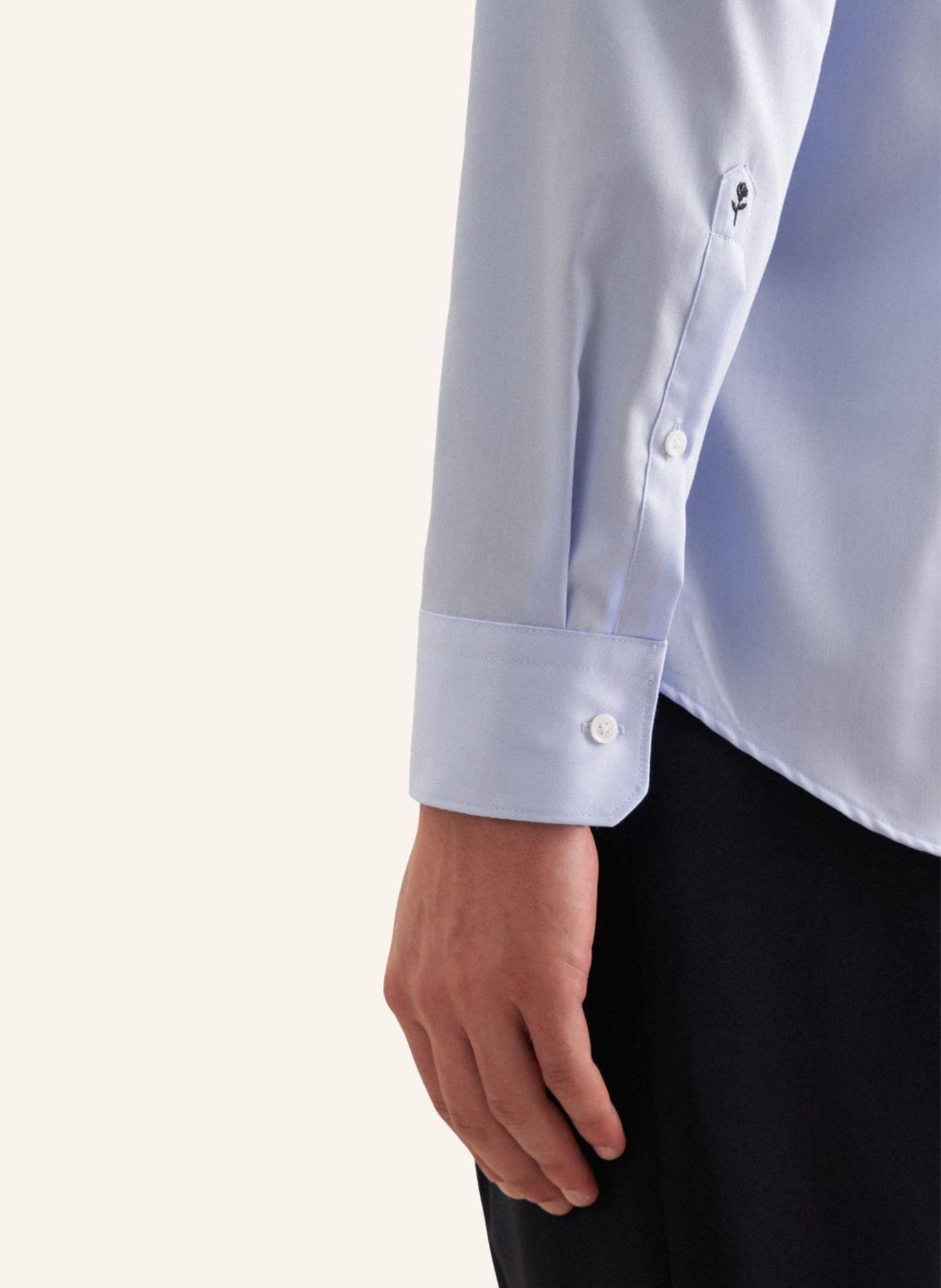 seidensticker Business Shirt, Shaped Fit: LIGHT BLUE