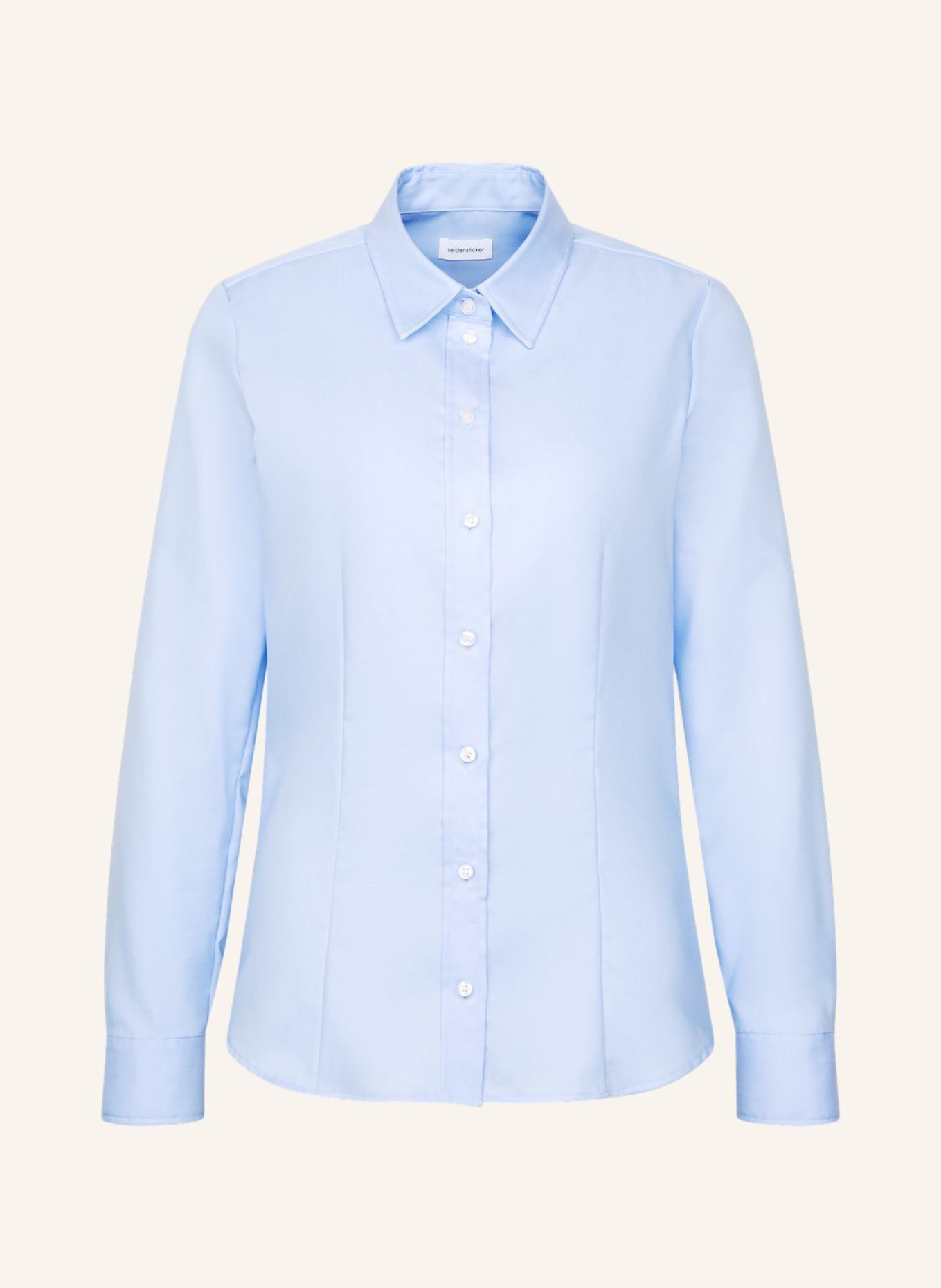 seidensticker Klassieke blouse, overhemdblouse: BLAUW