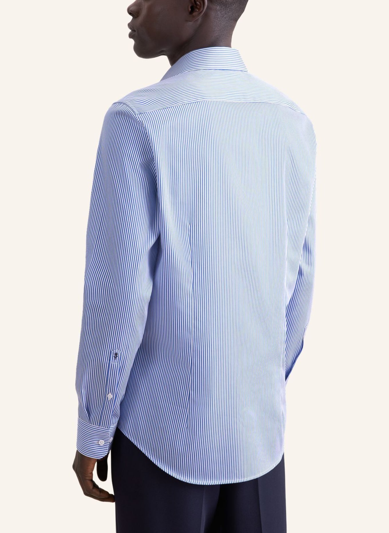 seidensticker Zakelijk overhemd met X-slim pasvorm: BLAUW