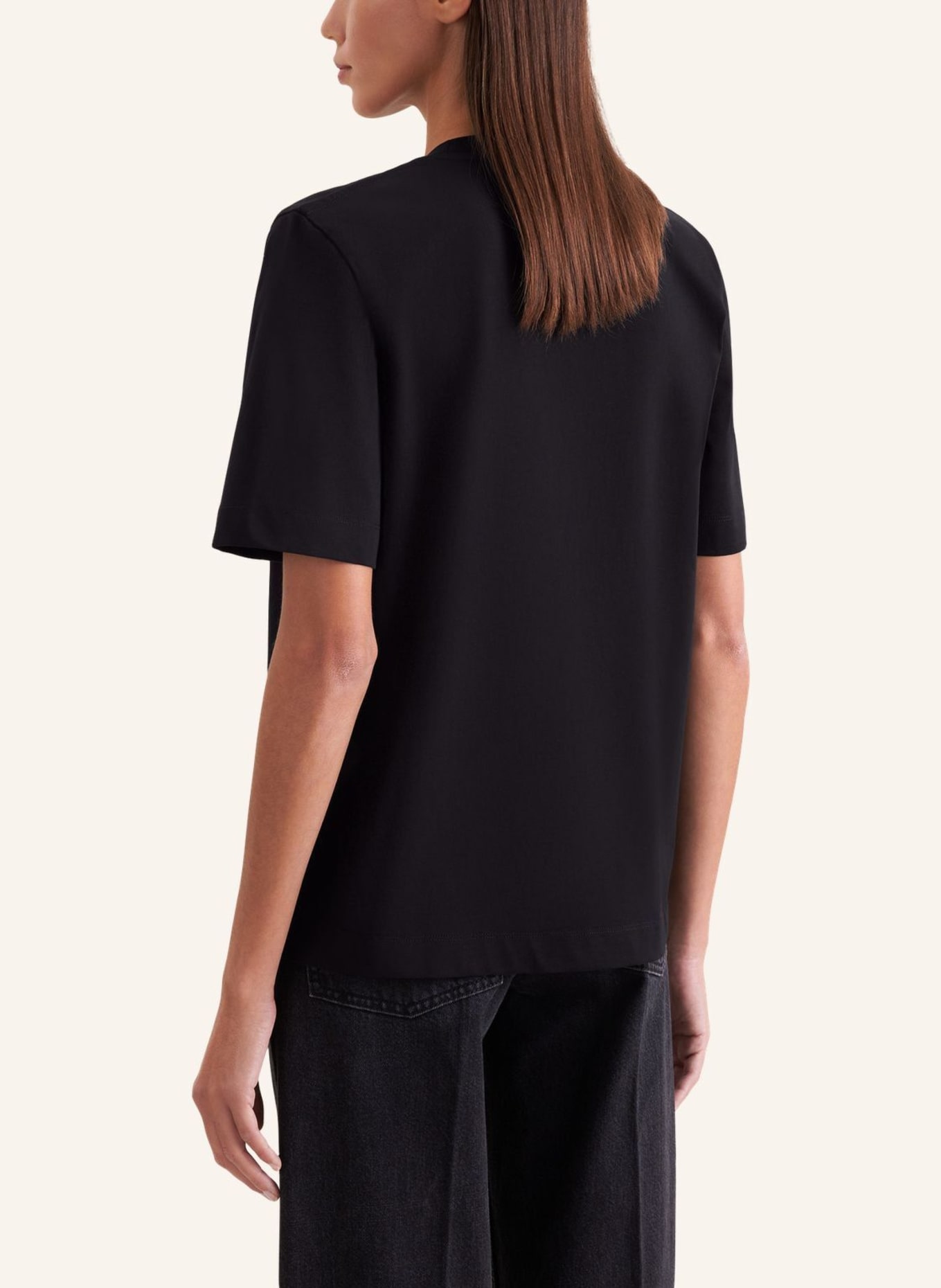 seidensticker T-Shirt: SCHWARZ