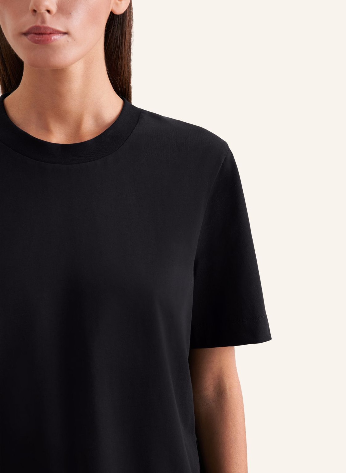 seidensticker T-Shirt: SCHWARZ