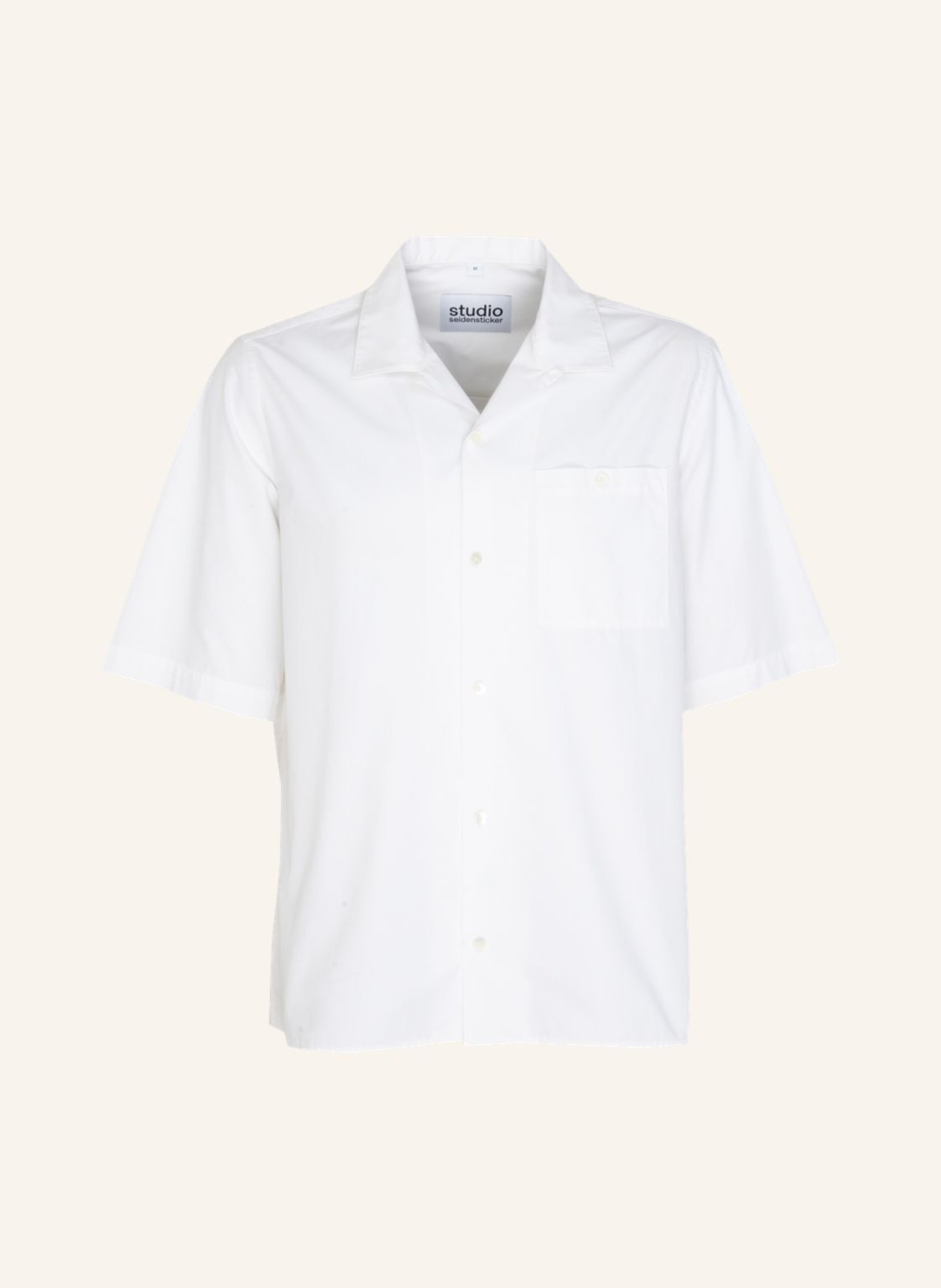 studio seidensticker Resort Shirt, Casual Shirt, Regular Fit: WHITE
