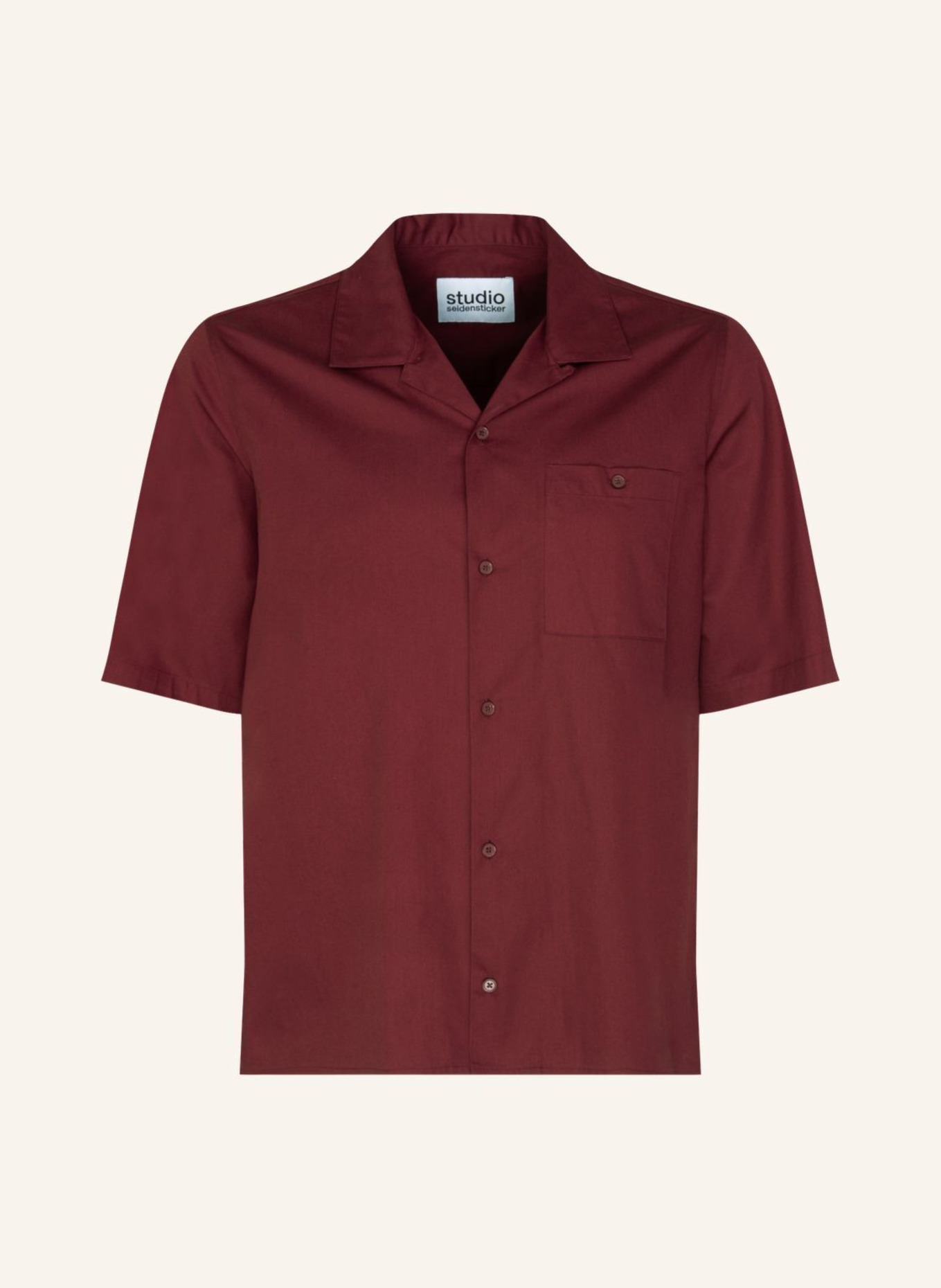 studio seidensticker Resort Hemd, Casual Hemd Regular Fit: ROT