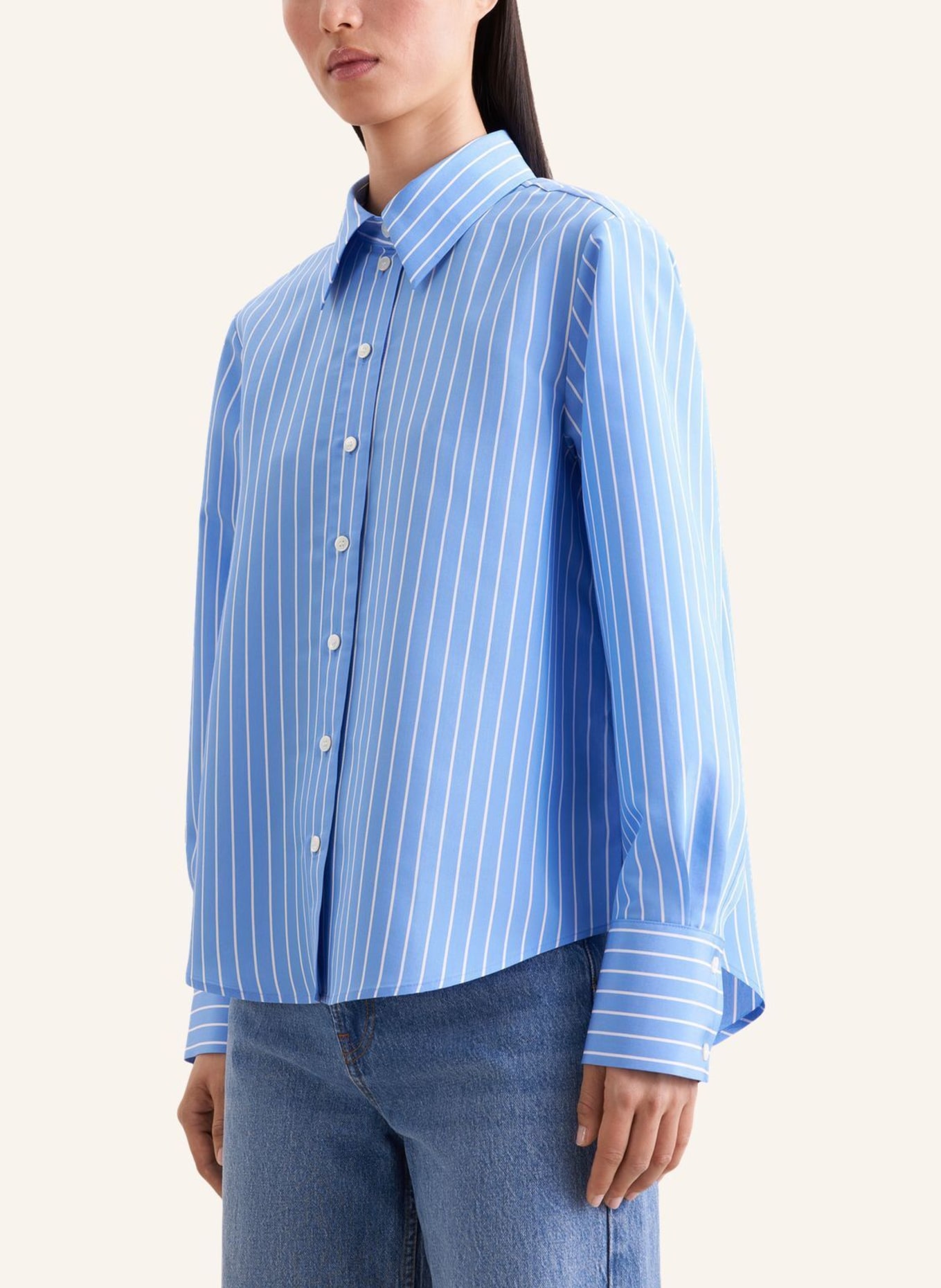 seidensticker overhemdblouse: BLAUW