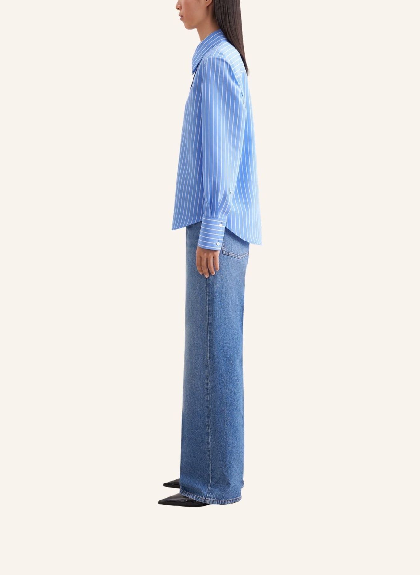 seidensticker overhemdblouse: BLAUW