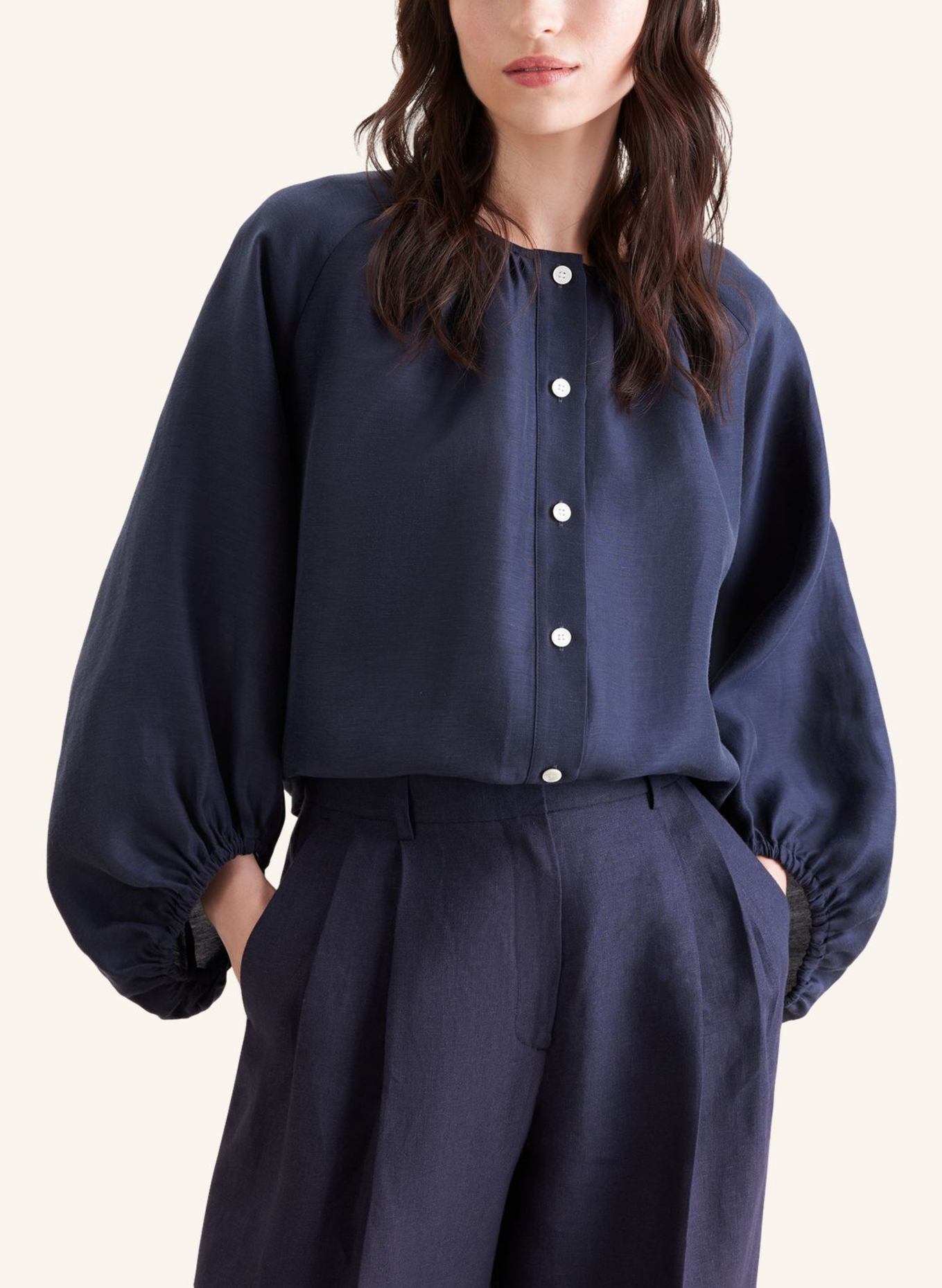 seidensticker Tuniek: DONKERBLAUW