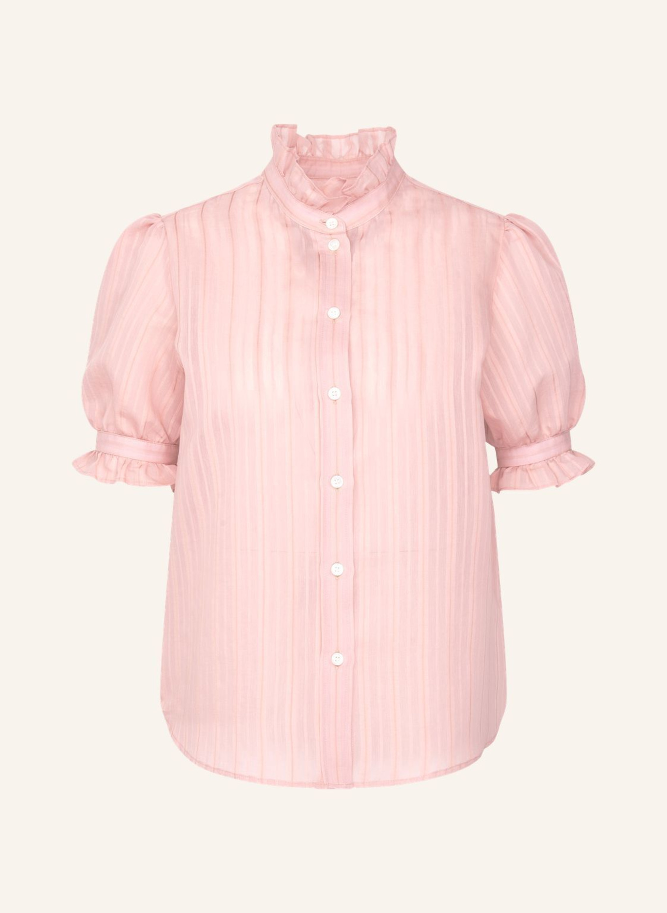 seidensticker Blouse met ruches: ROZE