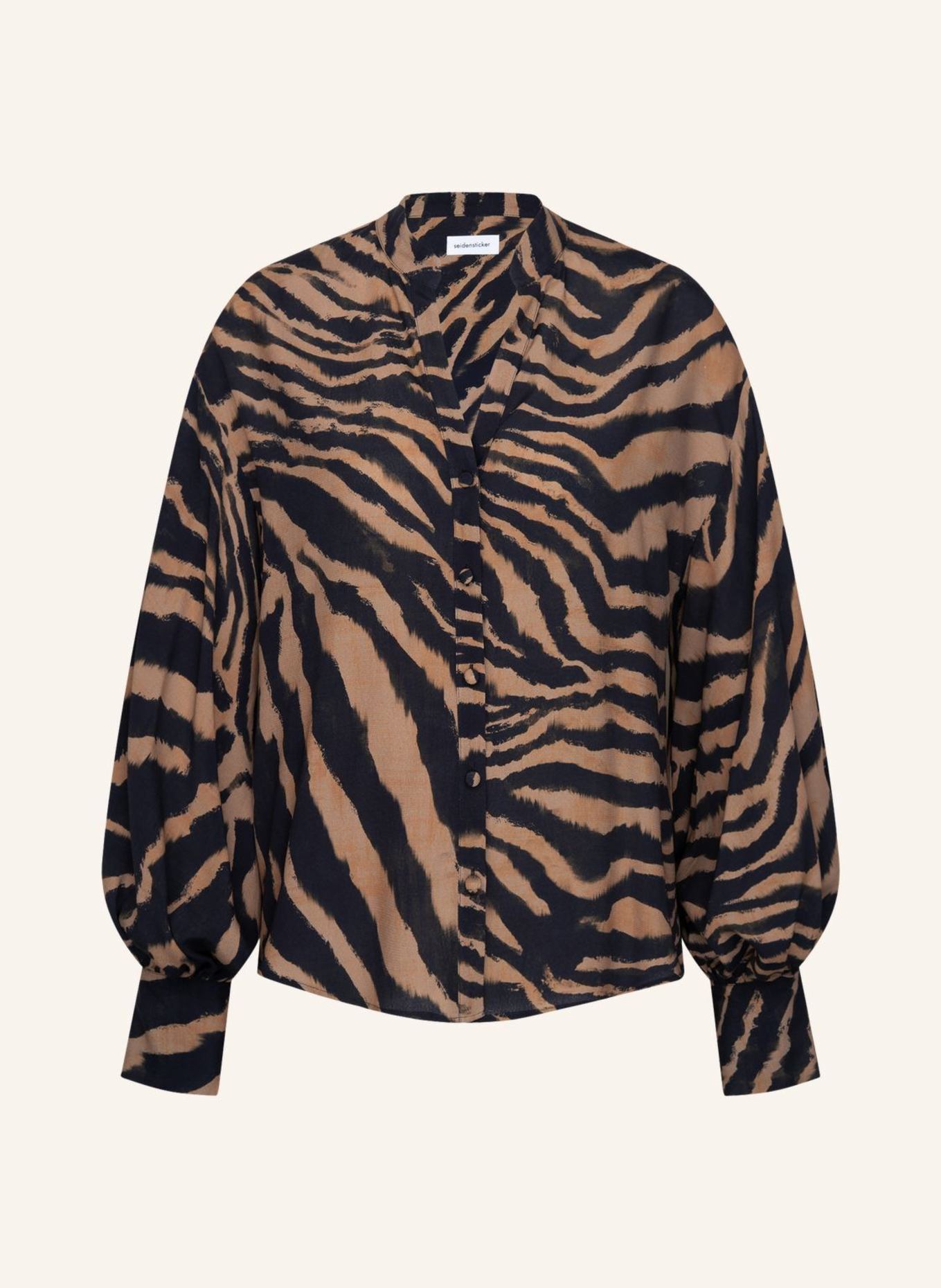 seidensticker Uitgestrekte blouse: BRUIN