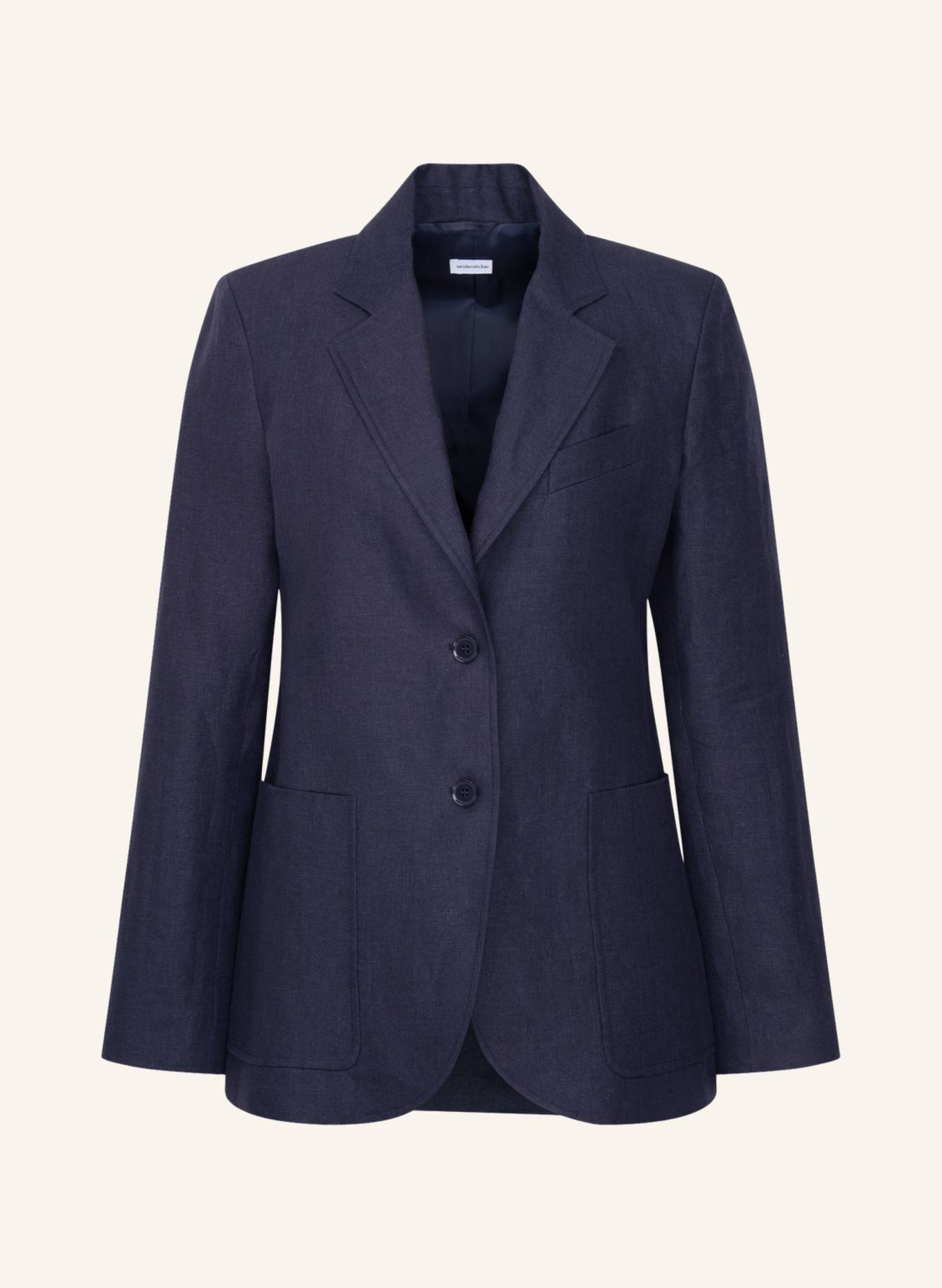 seidensticker blazer: DONKERBLAUW