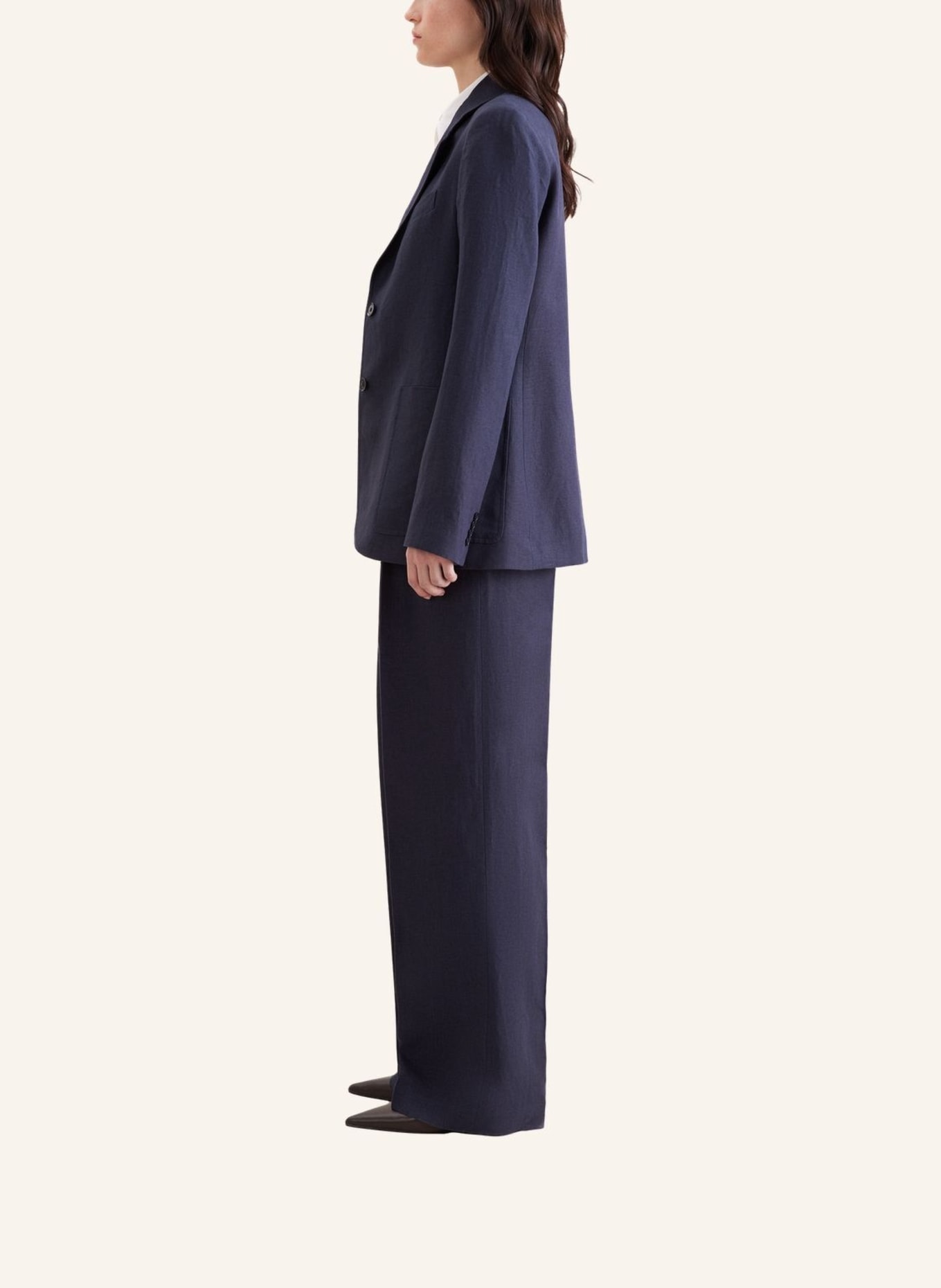 seidensticker blazer: DONKERBLAUW