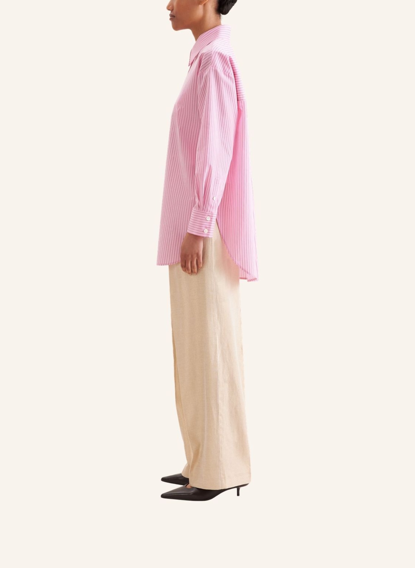 seidensticker overhemdblouse: ROZE
