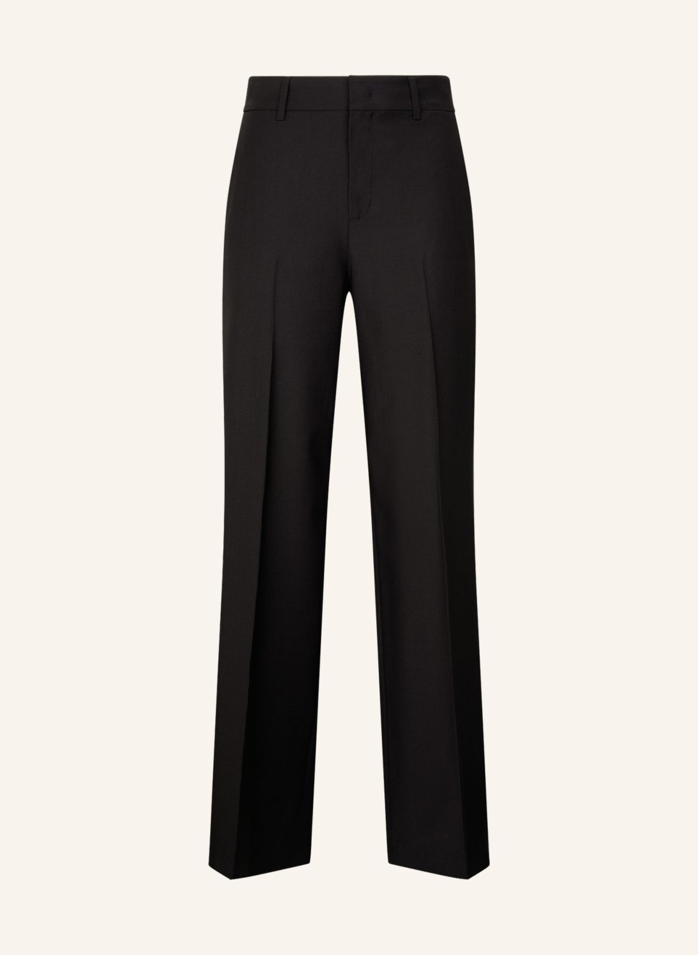 seidensticker stoffen broek: ZWART