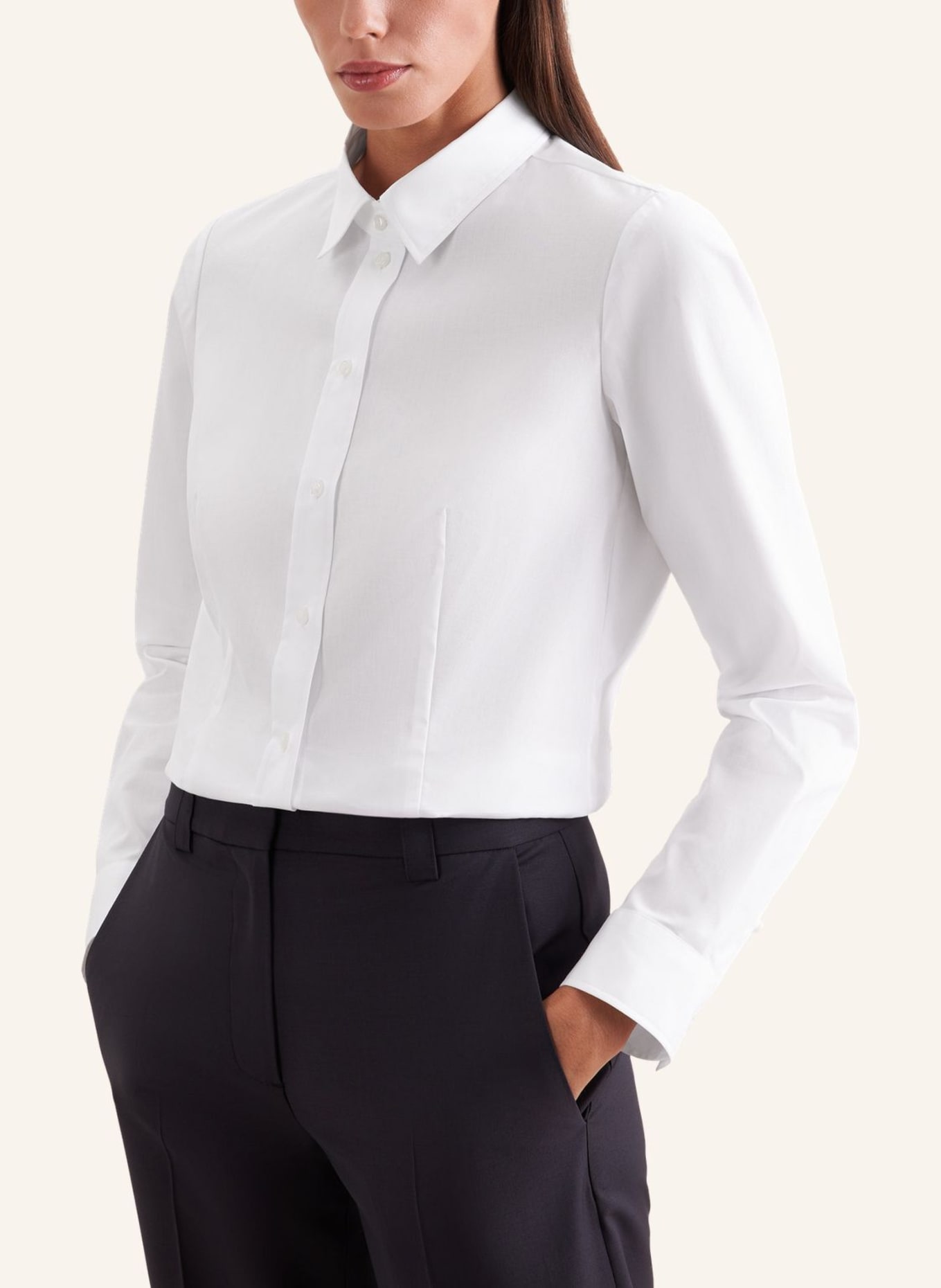 seidensticker Klassische Bluse: WEISS
