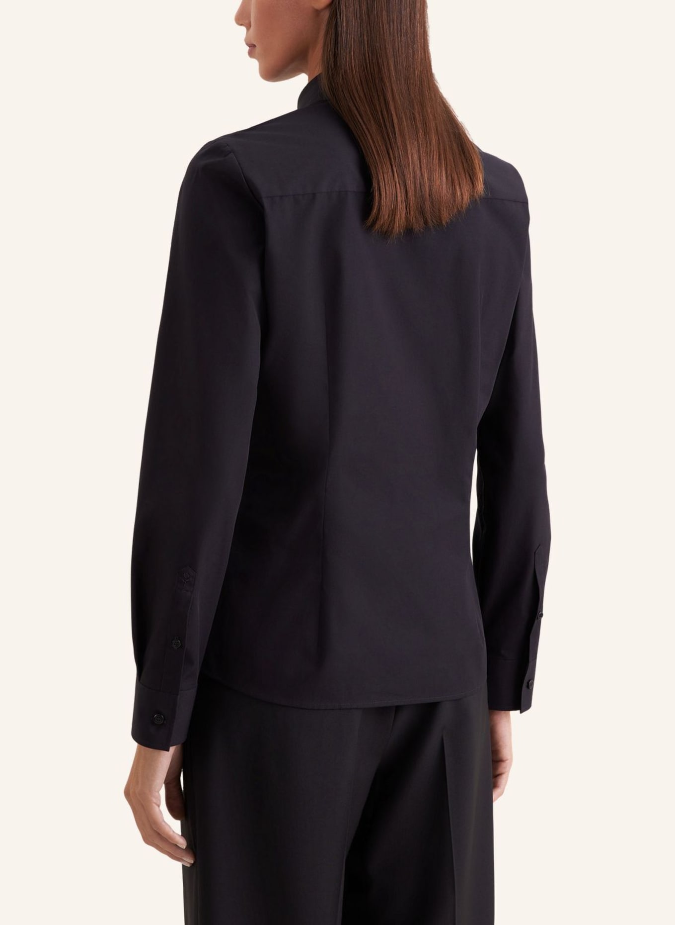 seidensticker Klassische Bluse: SCHWARZ