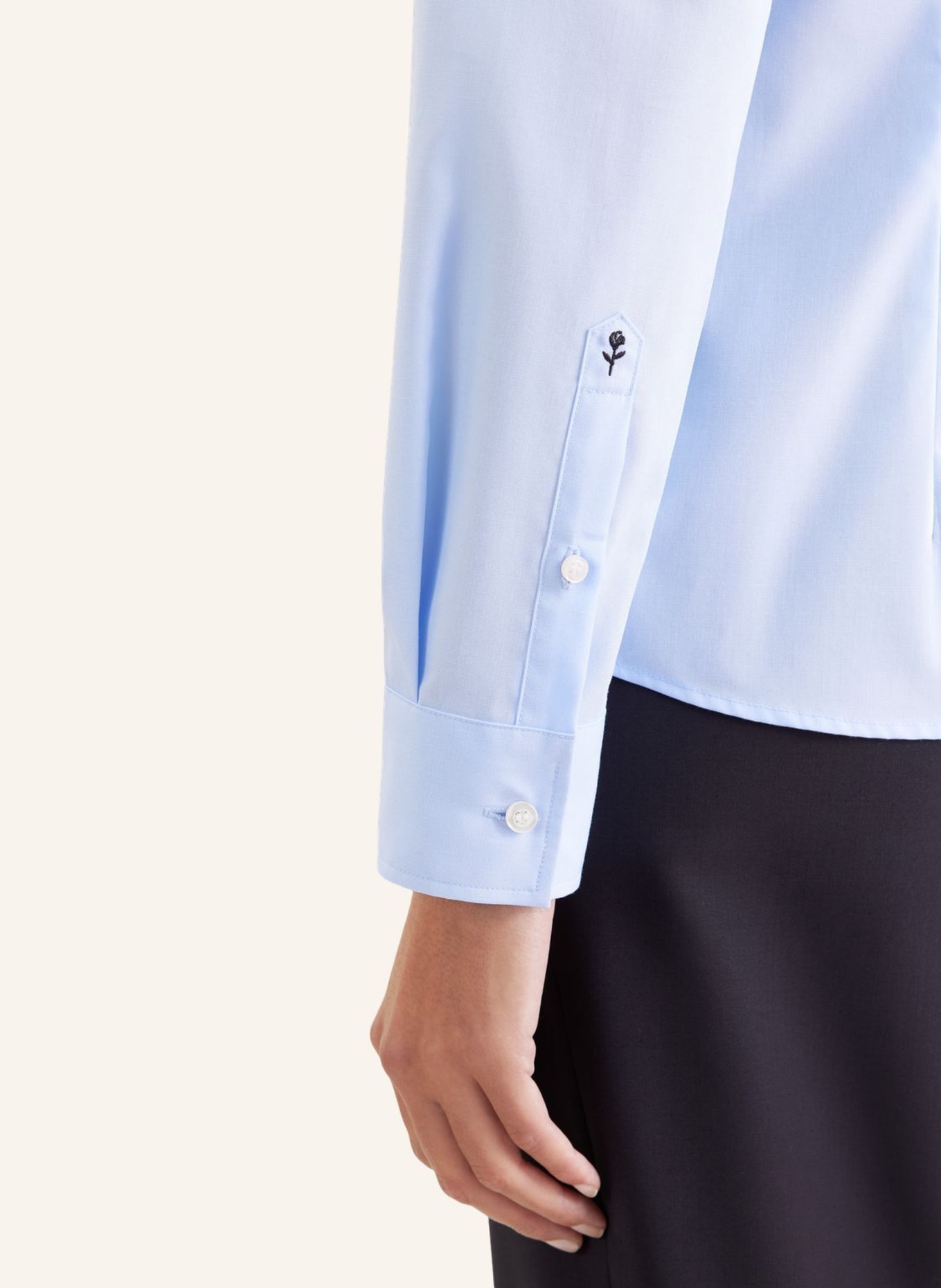 seidensticker Klassische Bluse: HELLBLAU
