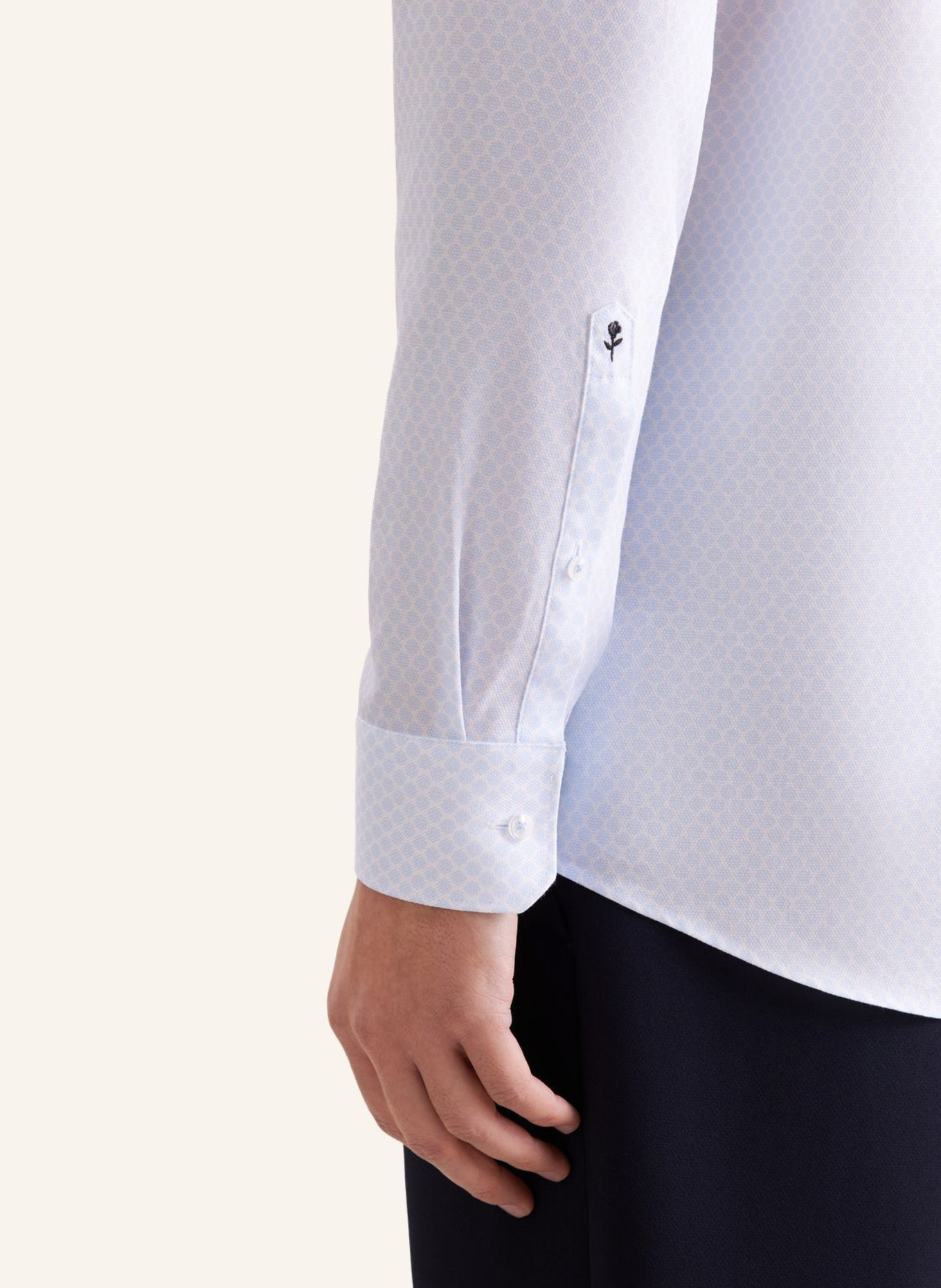seidensticker Regular-Fit Business Shirt: LIGHT BLUE