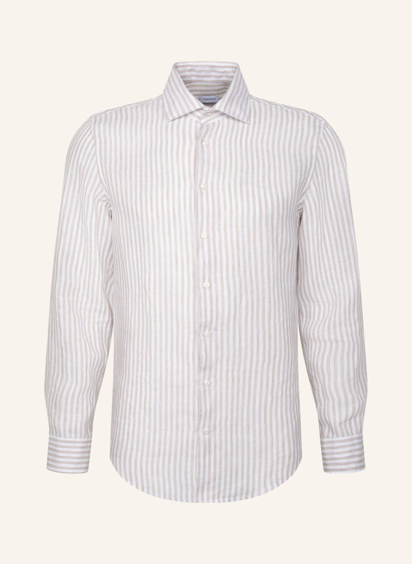 seidensticker Leinenhemd Slim Fit: BEIGE