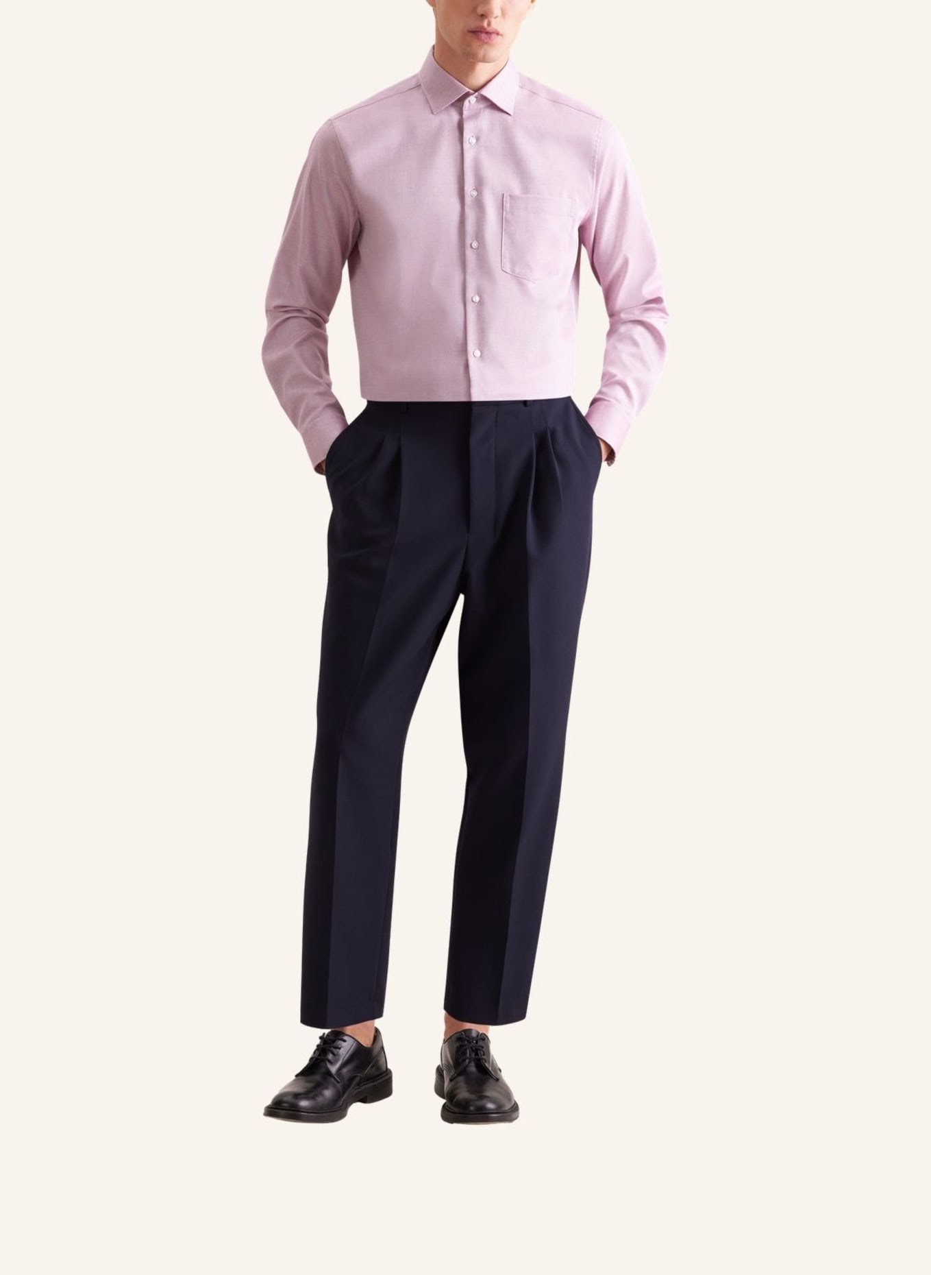seidensticker Regular-Fit Business Shirt: PINK