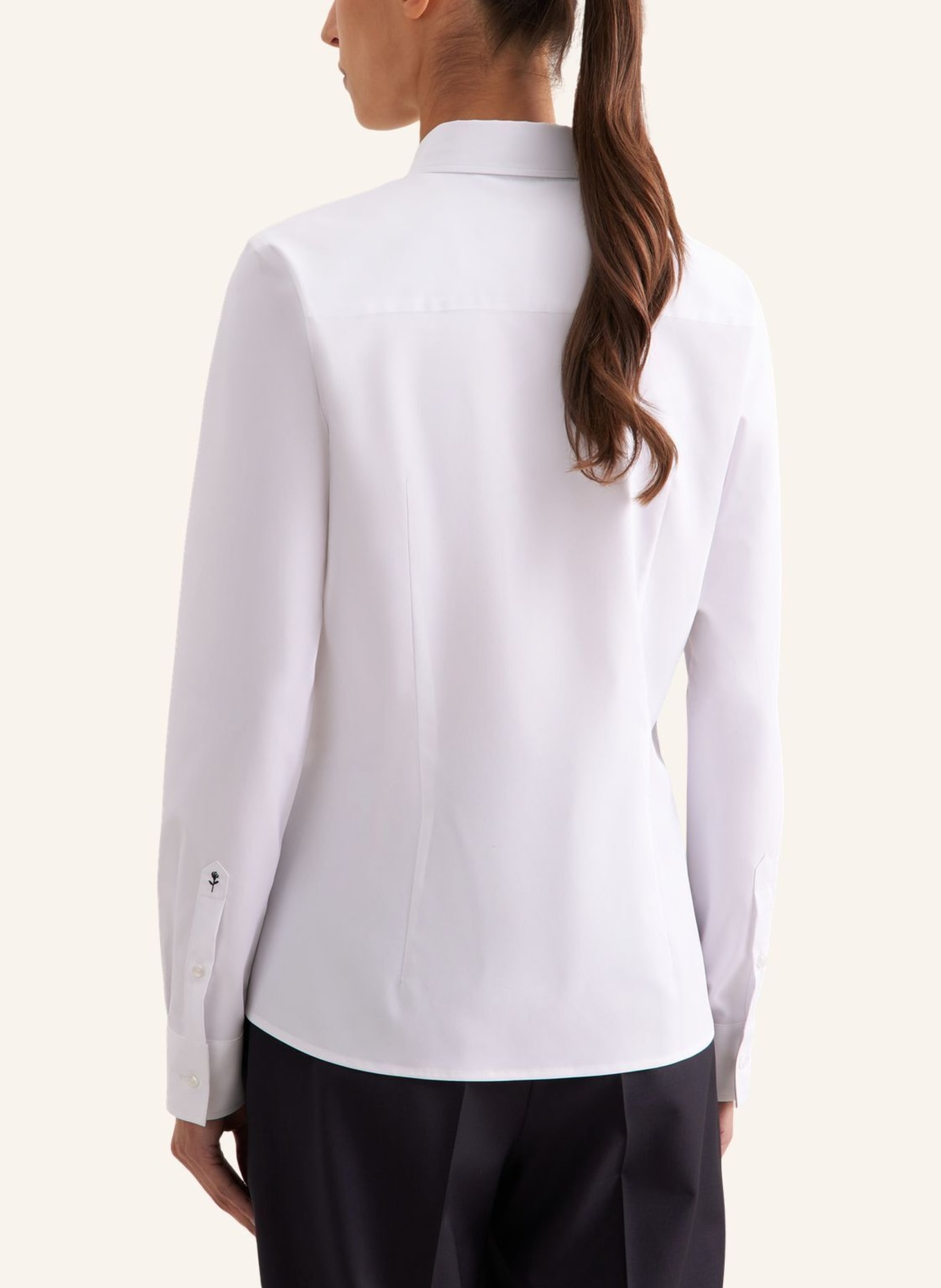 seidensticker Klassieke blouse: WIT
