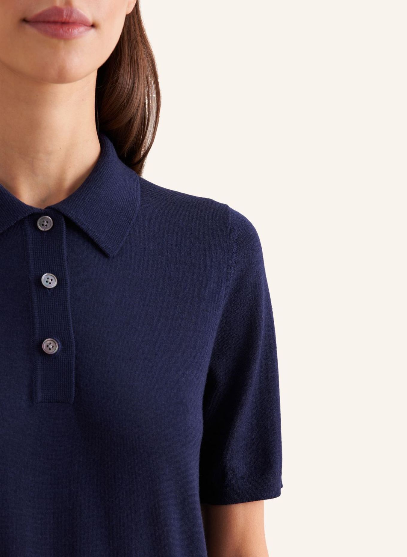 seidensticker , truien, polo's: DONKERBLAUW