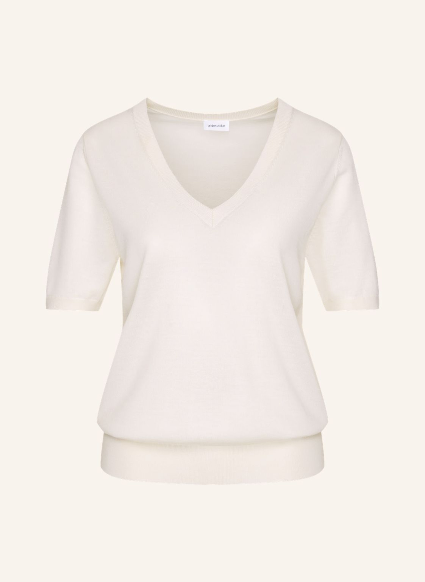 seidensticker Sweater: WEISS