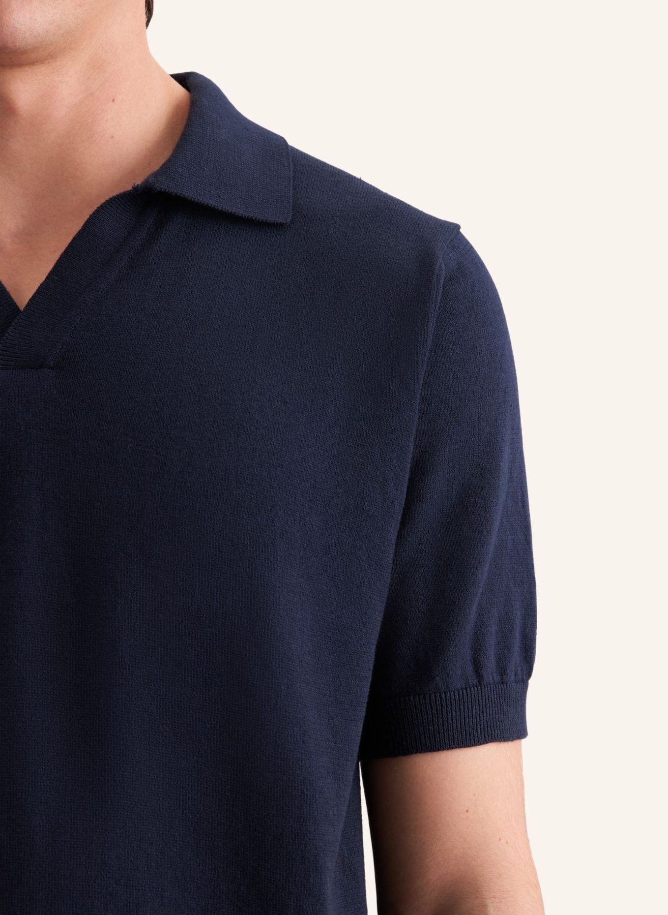 seidensticker Polo Regular Fit: DUNKELBLAU