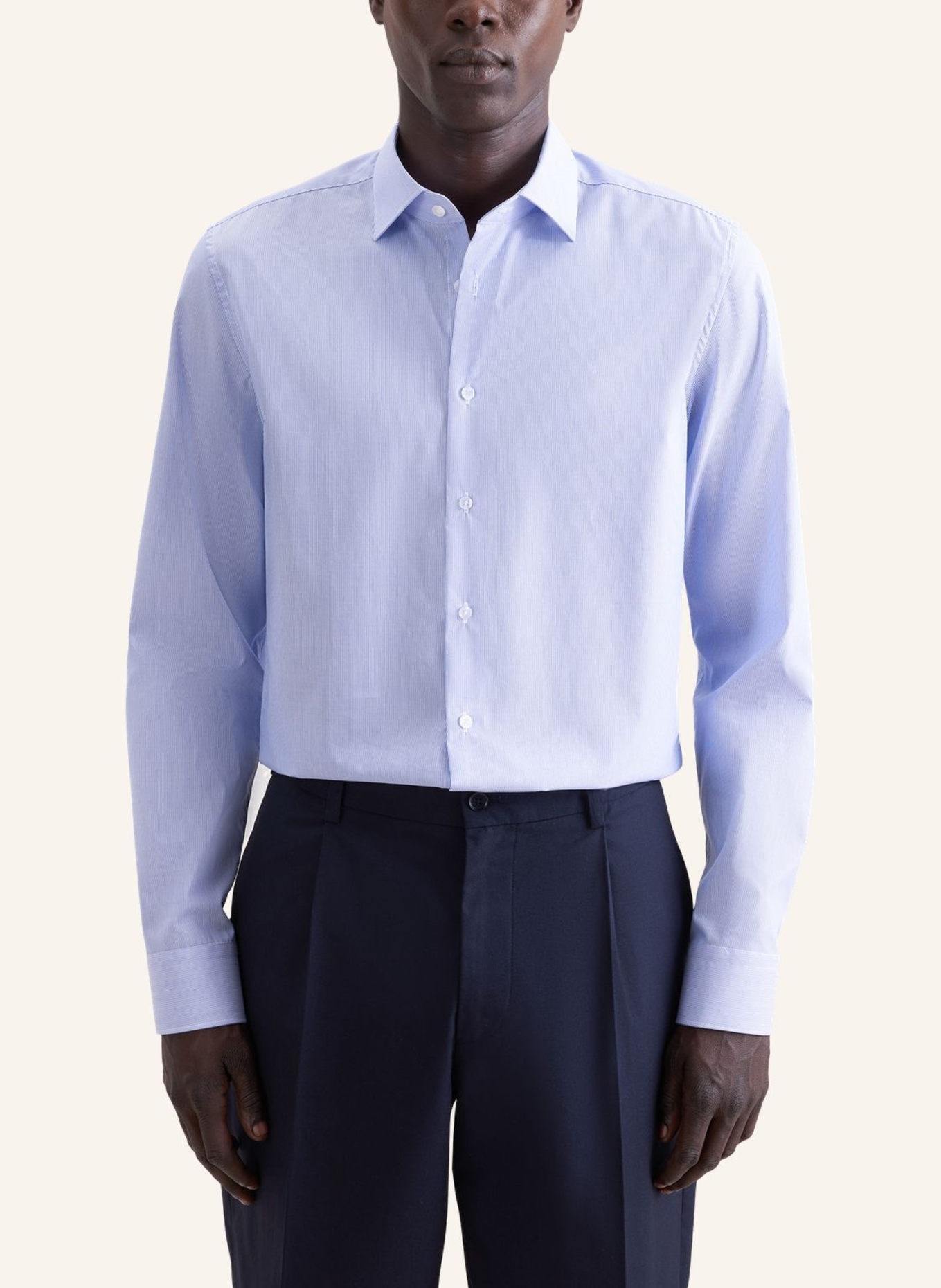 seidensticker Zakelijk overhemd, slim fit: BLAUW