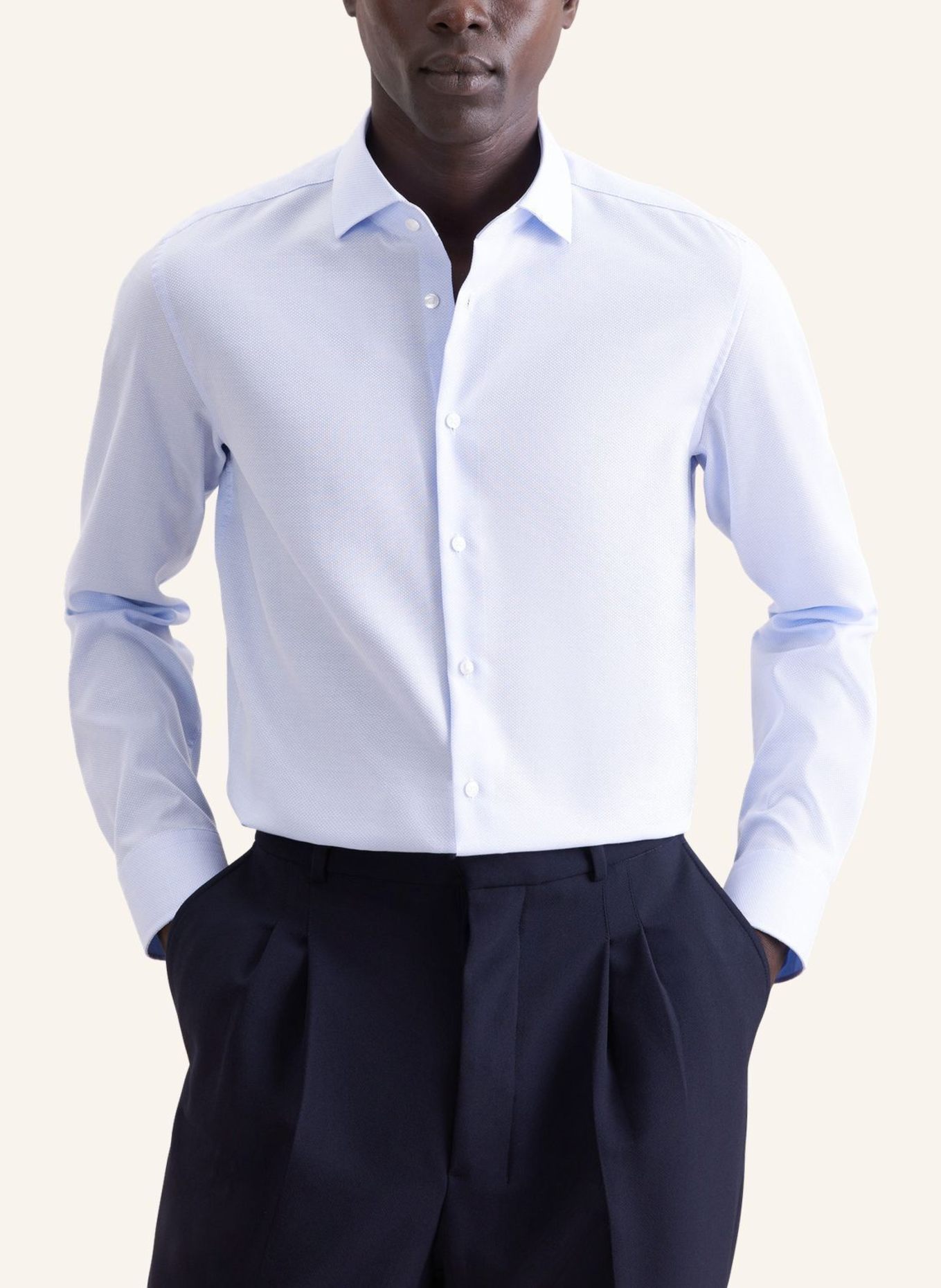 seidensticker Zakelijk overhemd, slim fit: BLAUW