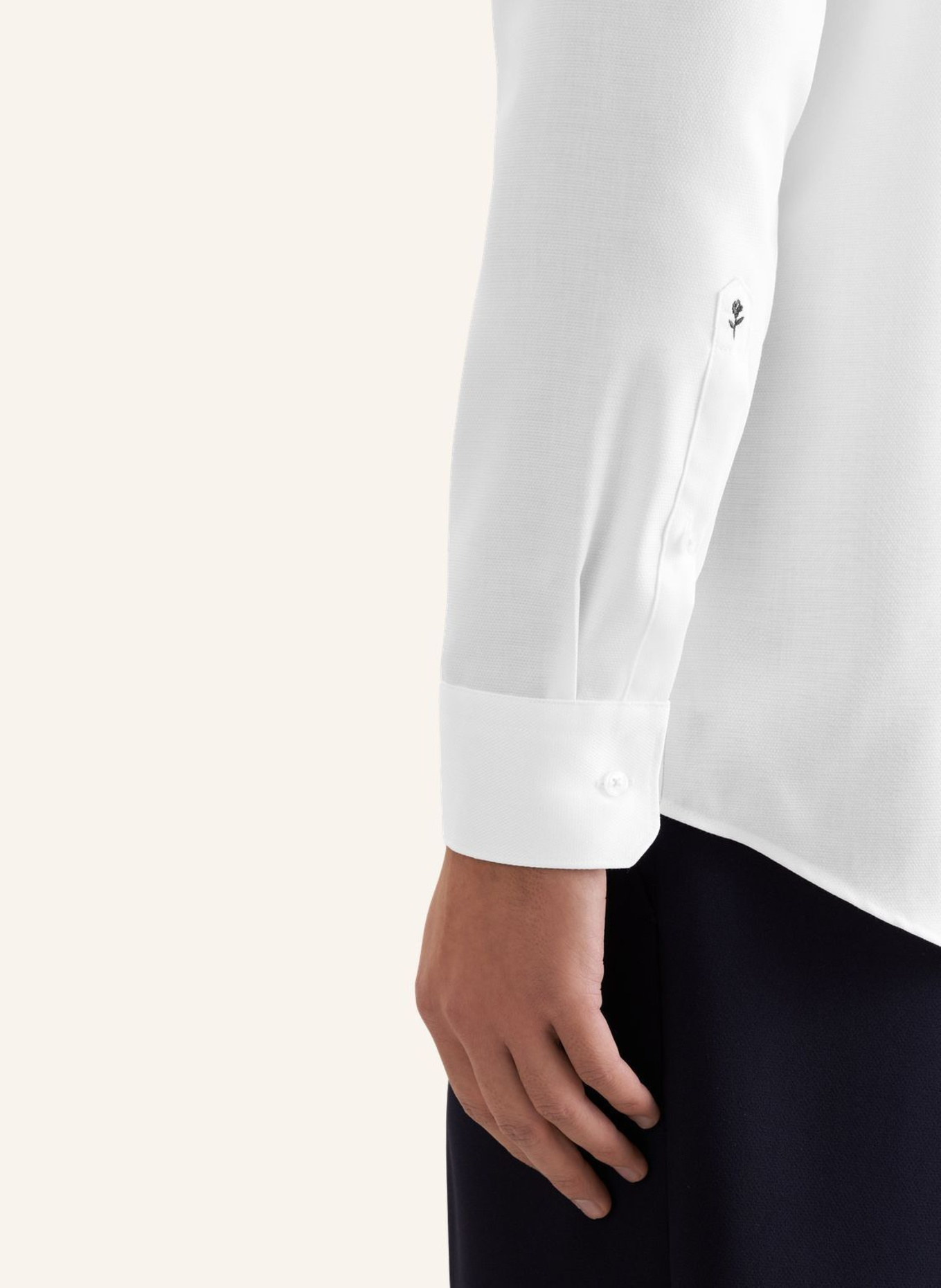 seidensticker Zakelijk overhemd met comfortabele pasvorm: WIT