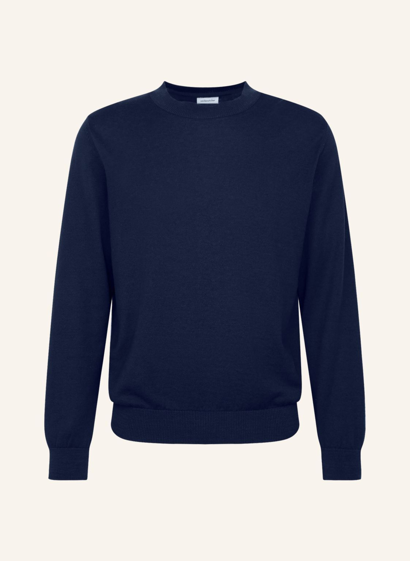seidensticker Trui met normale pasvorm: DONKERBLAUW