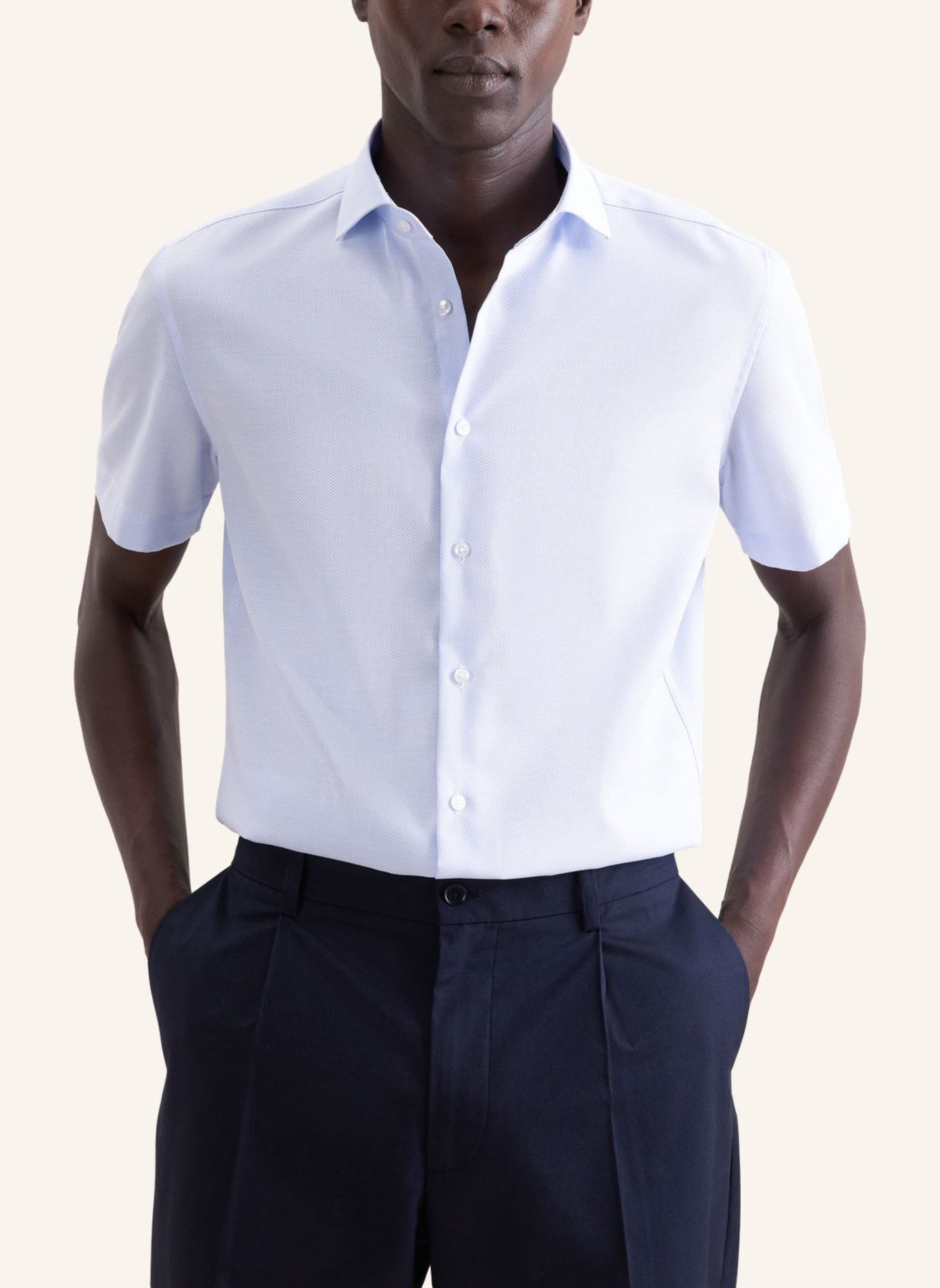 seidensticker Zakelijk overhemd, slim fit: BLAUW