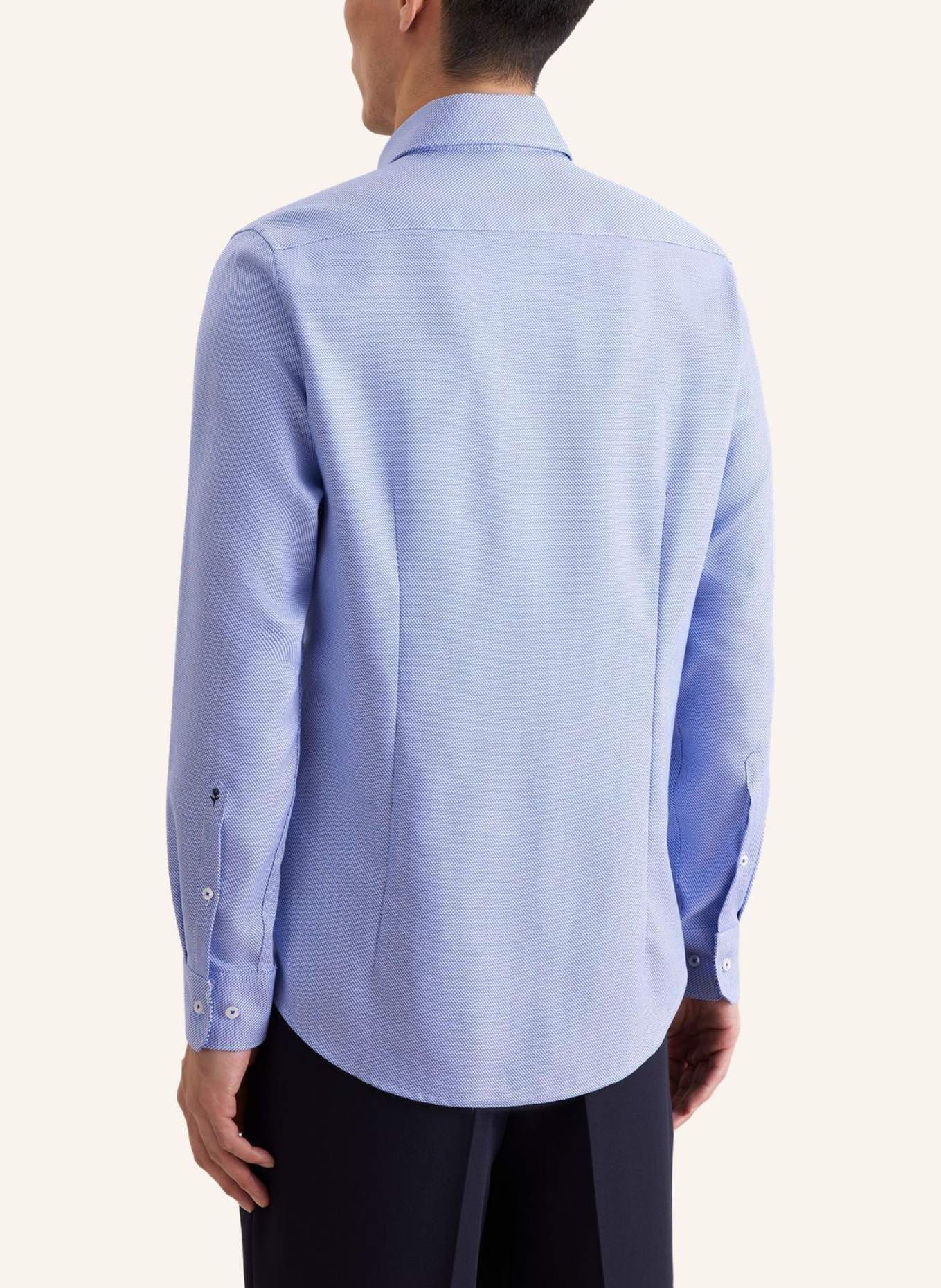 seidensticker Zakelijk overhemd met X-slim pasvorm: BLAUW