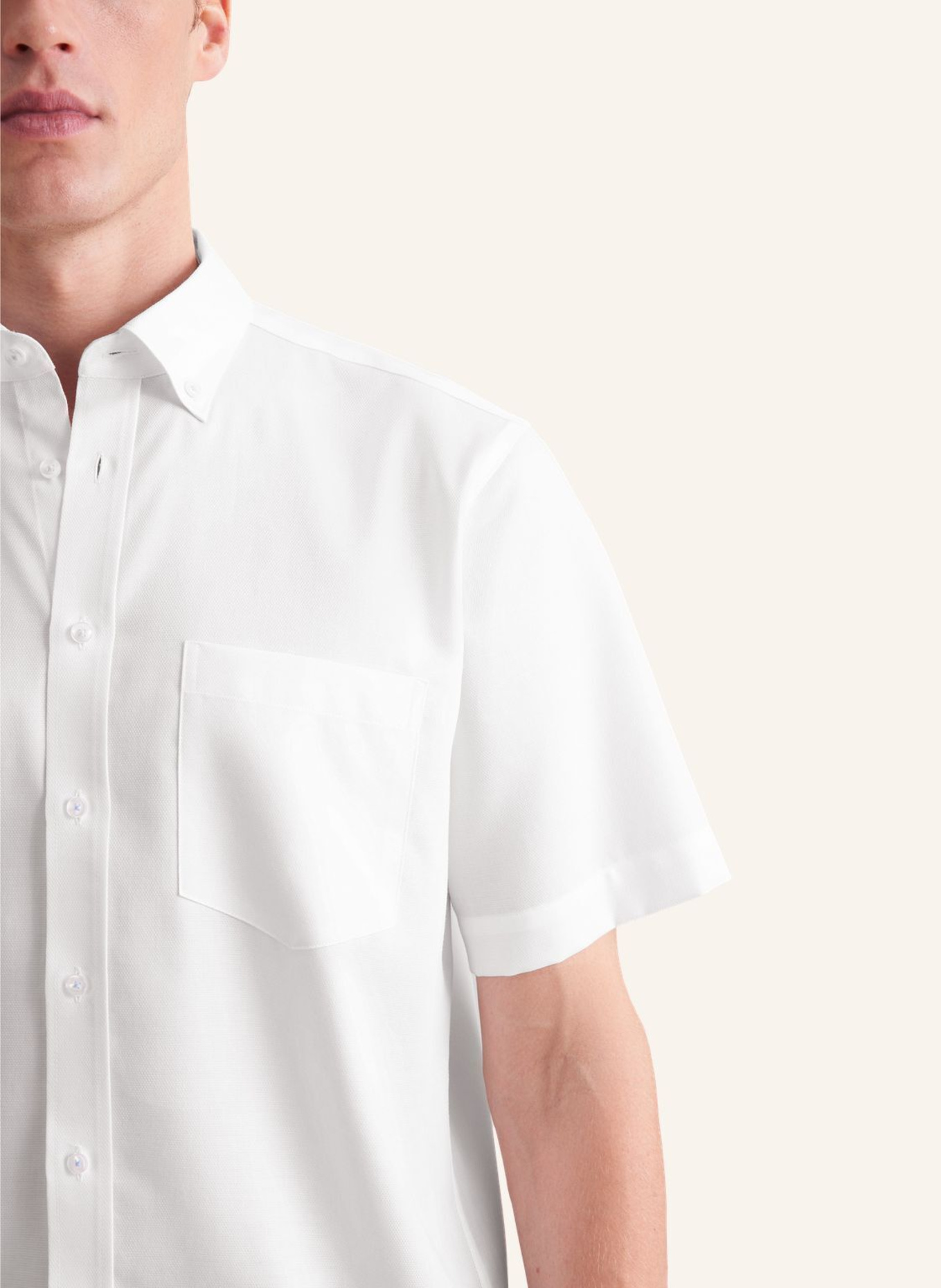 seidensticker Zakelijk overhemd met comfortabele pasvorm: WIT