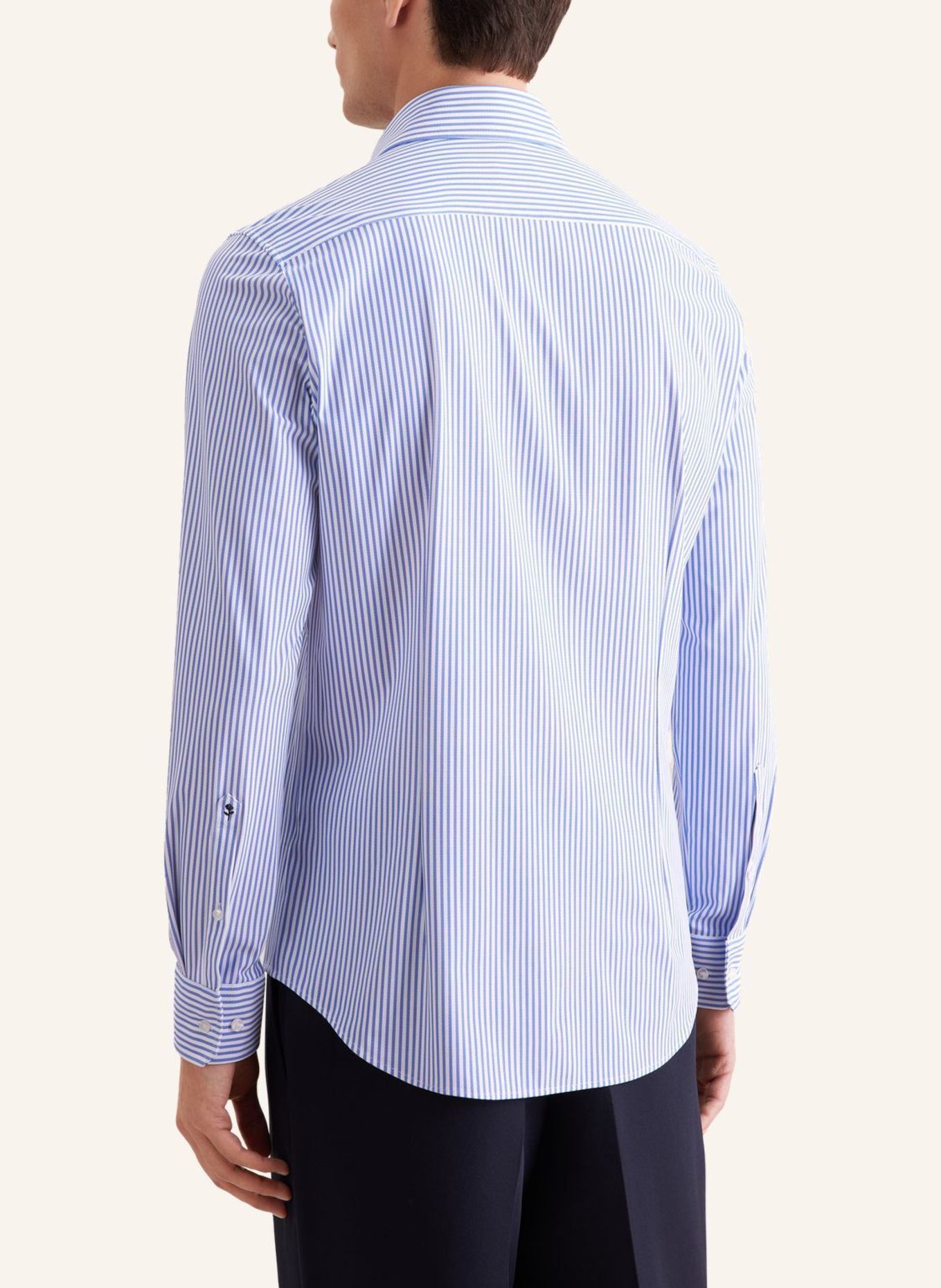 seidensticker Overhemd met slanke pasvorm: BLAUW