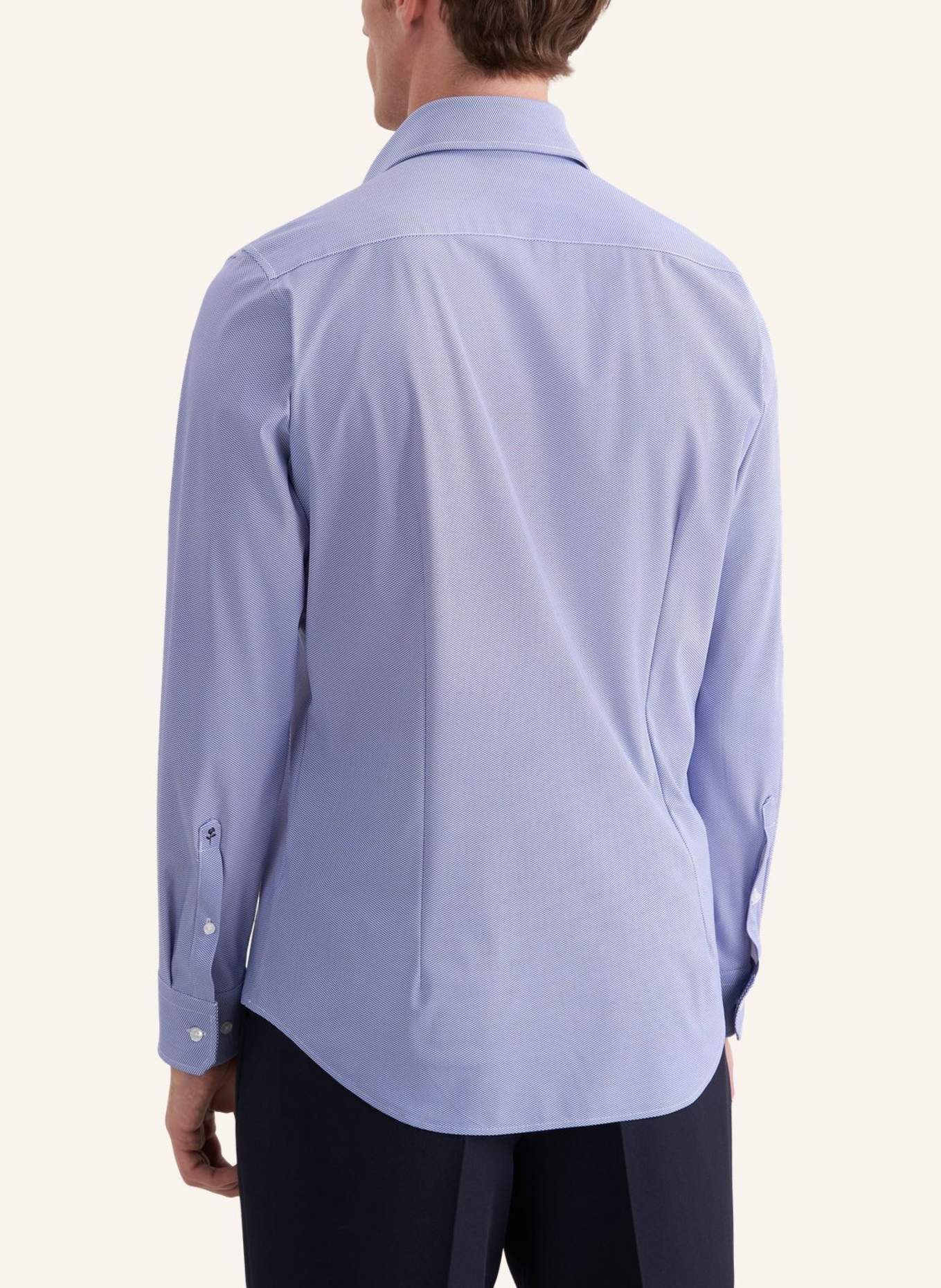 seidensticker Overhemd met slanke pasvorm: BLAUW