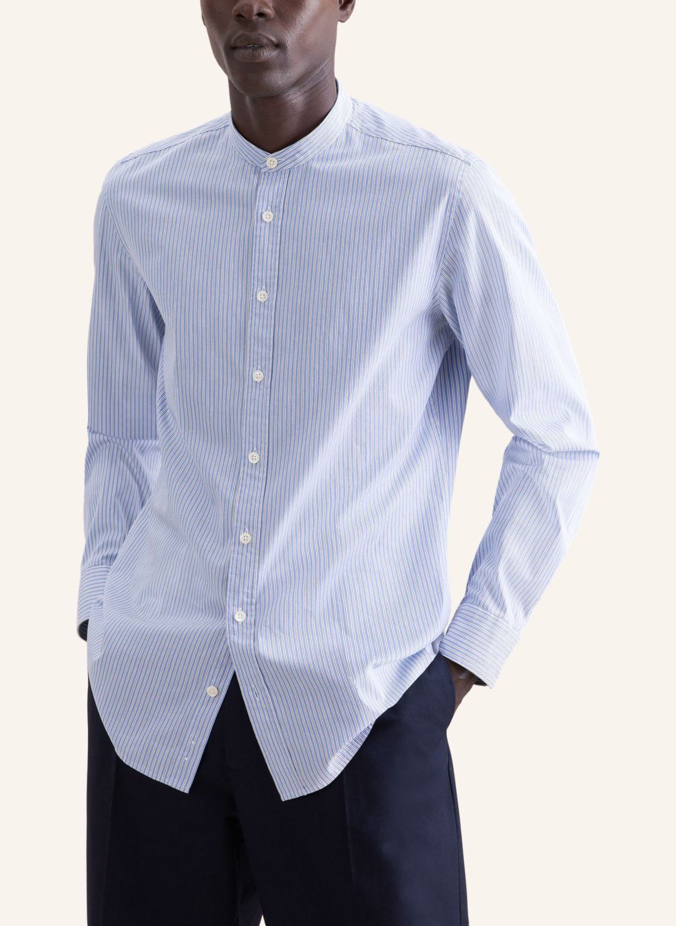 seidensticker Casual overhemd, slim fit: LICHTBLAUW