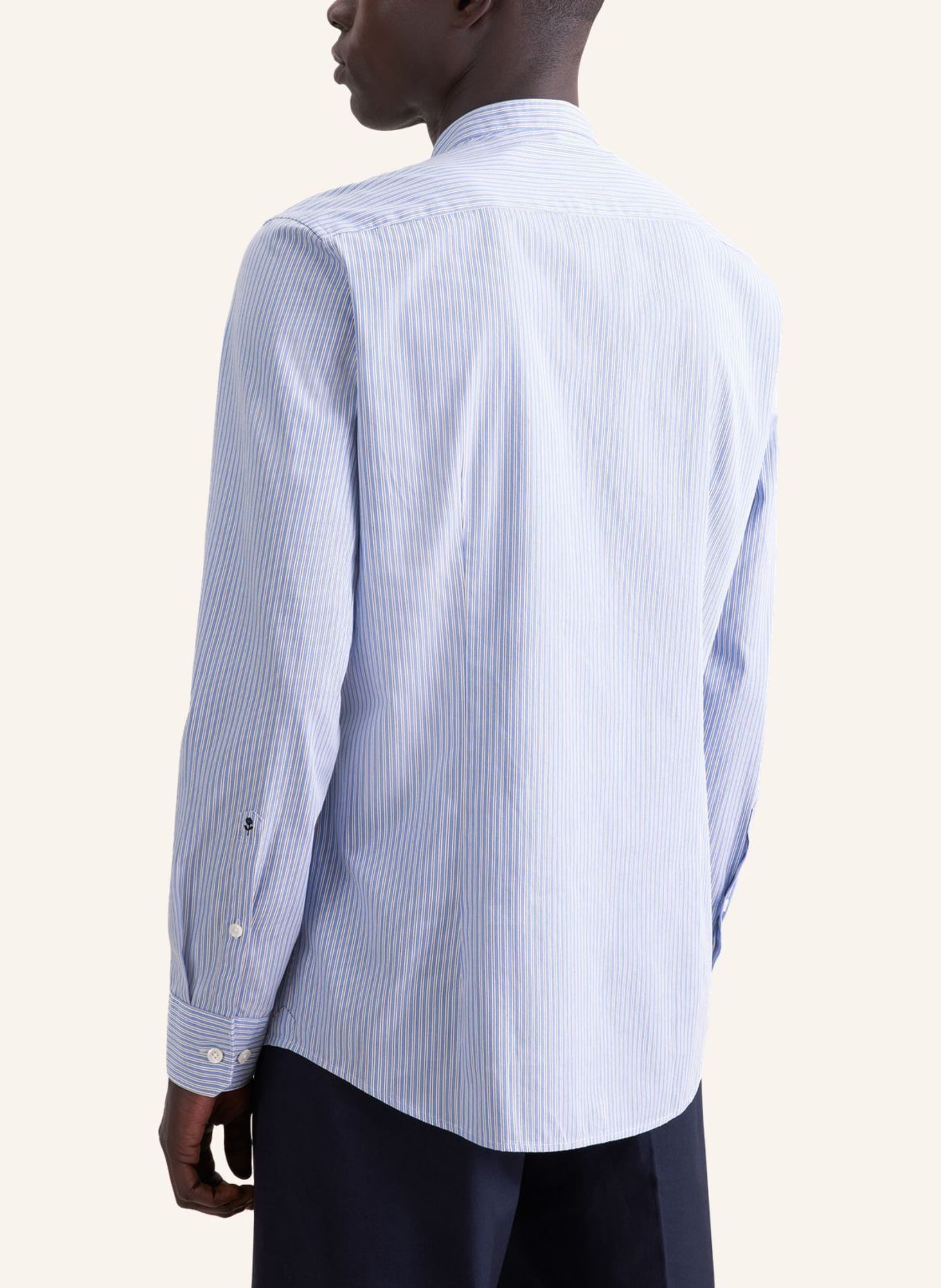 seidensticker Casual overhemd, slim fit: LICHTBLAUW