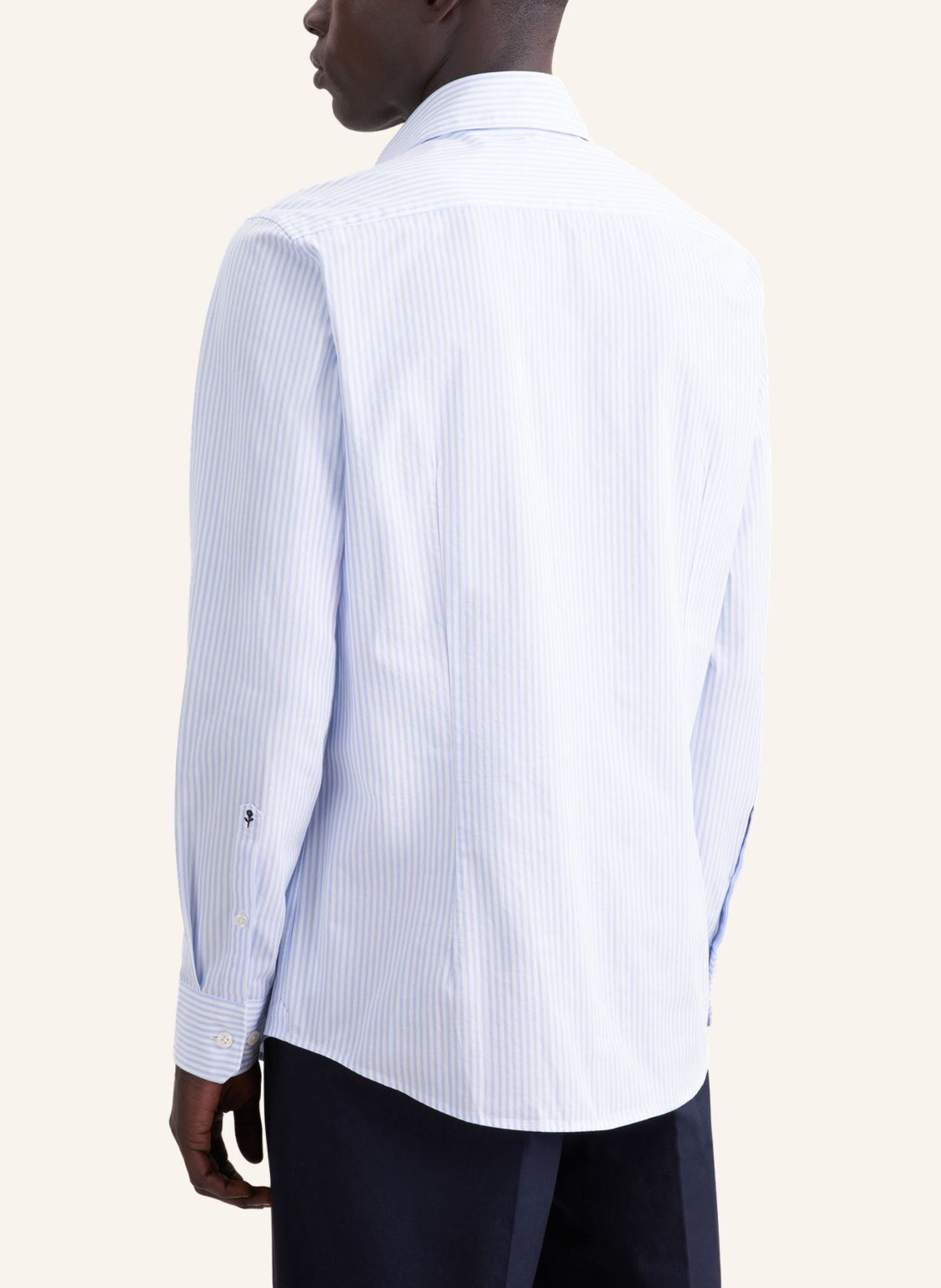 seidensticker Casual overhemd, slim fit: LICHTBLAUW