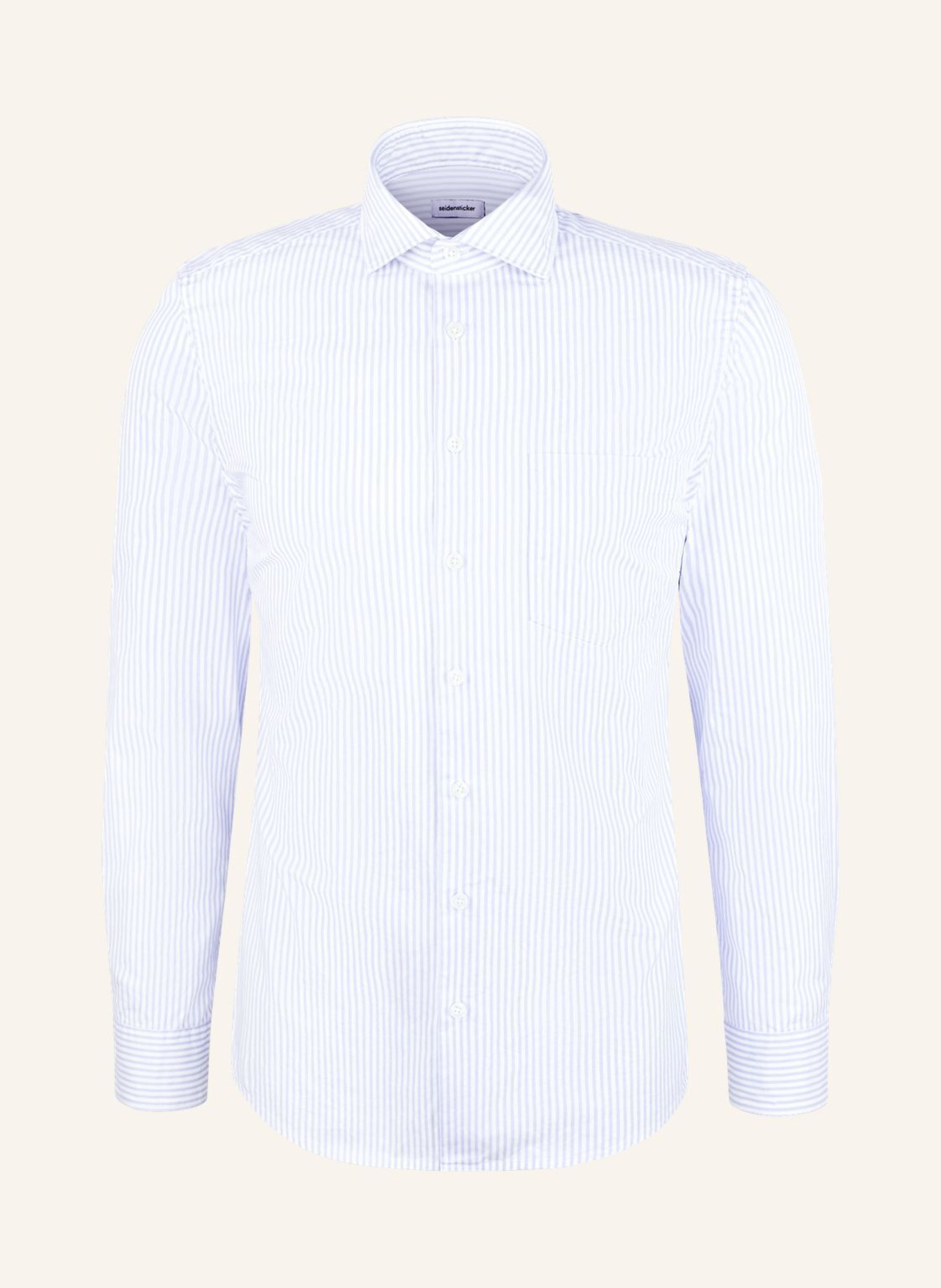 seidensticker Casual overhemd, slim fit: LICHTBLAUW