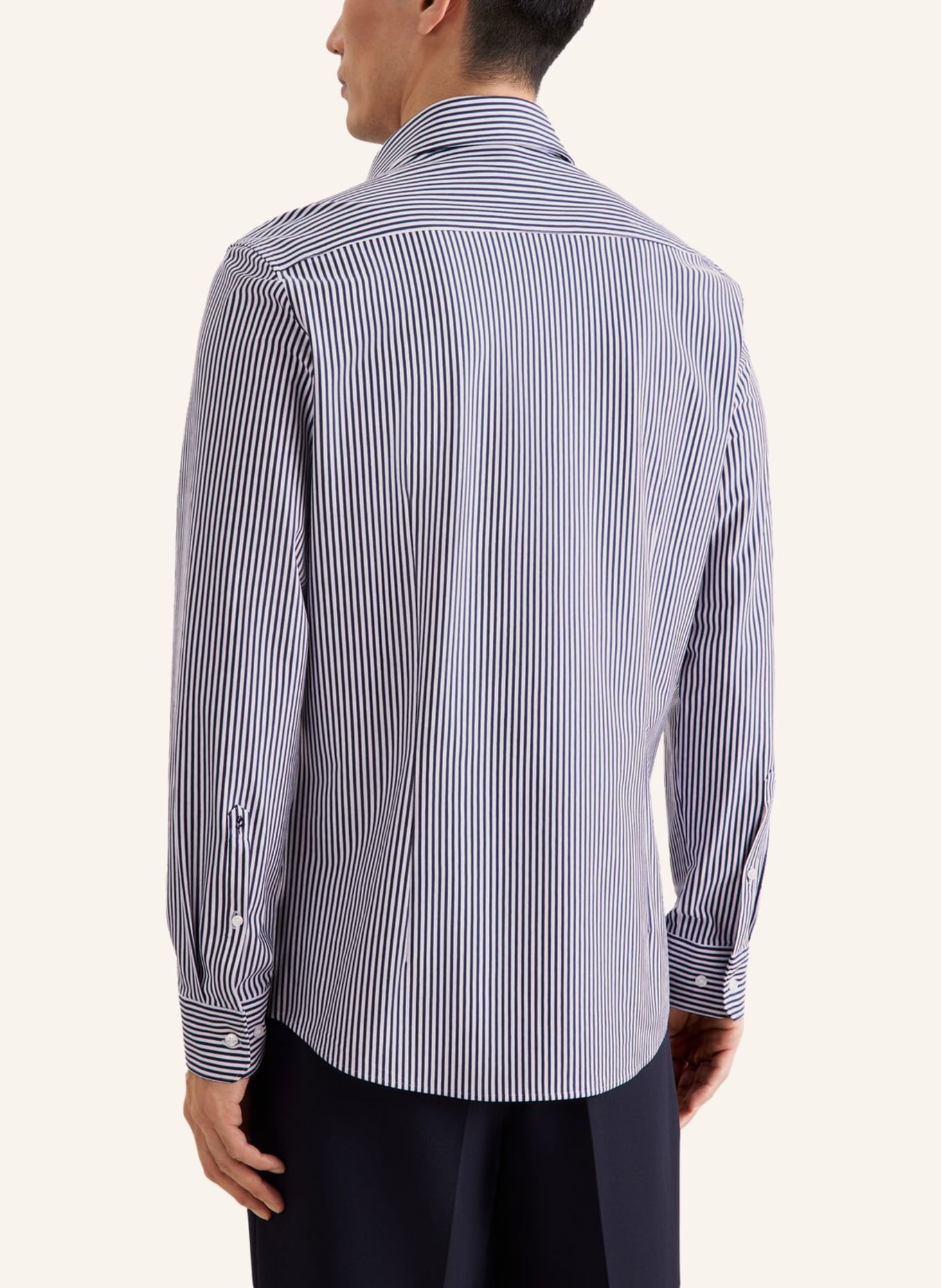 seidensticker Jerseyoverhemd, slim fit: GRIJS