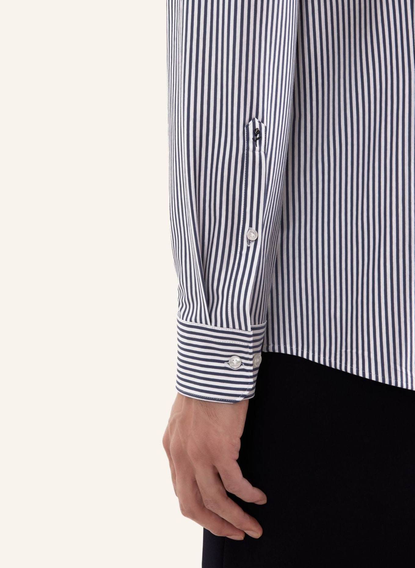 seidensticker Jerseyoverhemd, slim fit: GRIJS