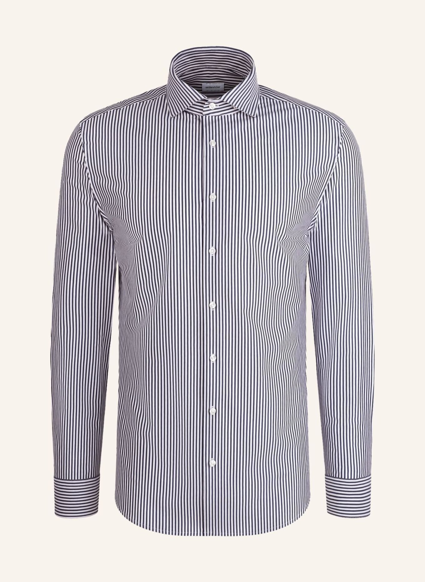 seidensticker Jerseyoverhemd, slim fit: GRIJS