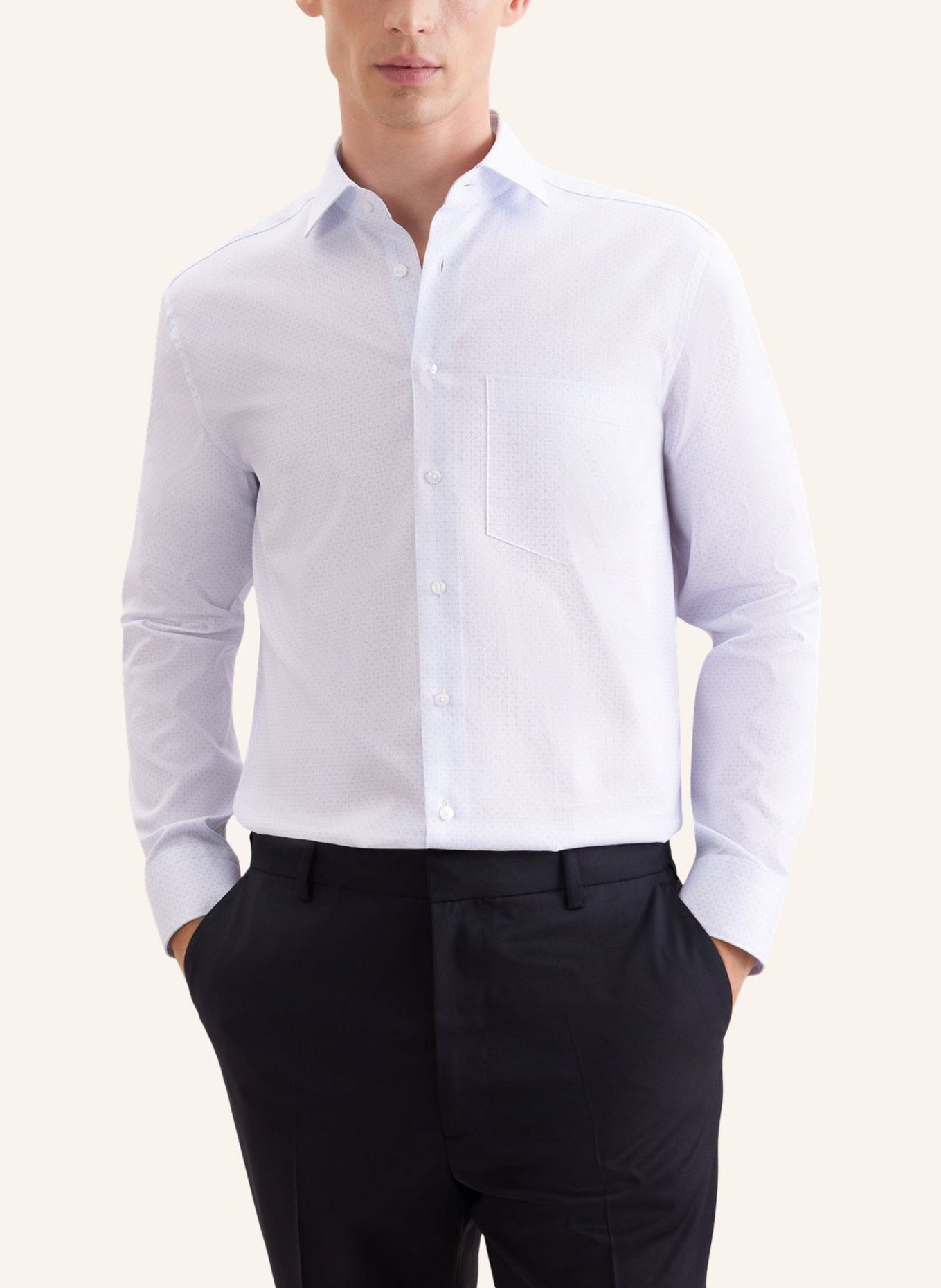 seidensticker Business Hemd Regular Fit: HELLBLAU