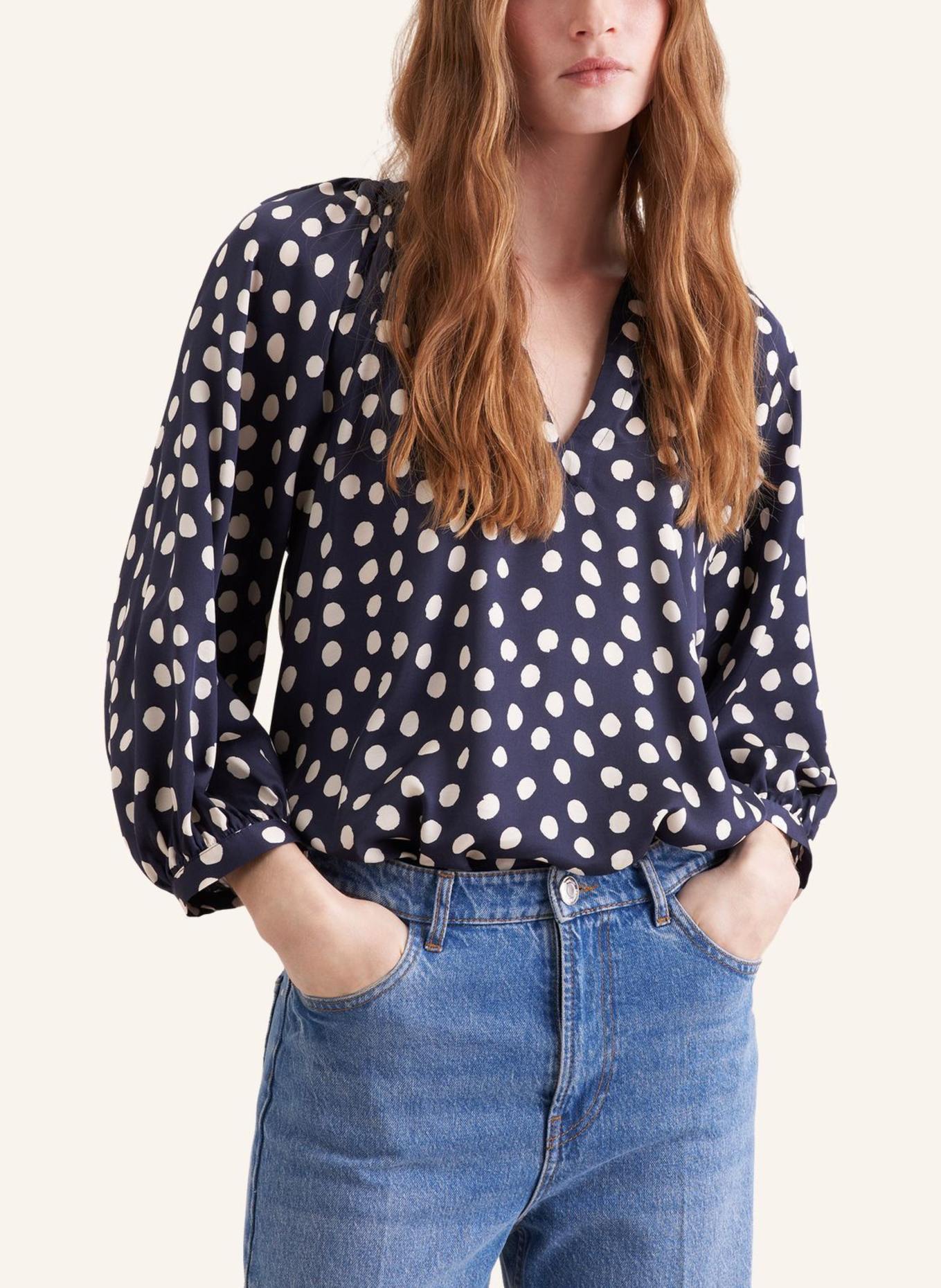 seidensticker Tuniek: DONKERBLAUW