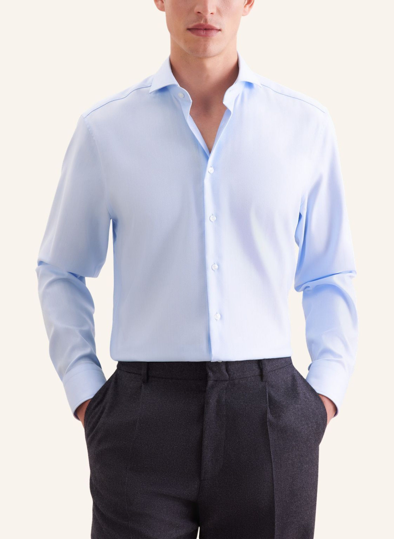 seidensticker Business Hemd Regular Fit: HELLBLAU