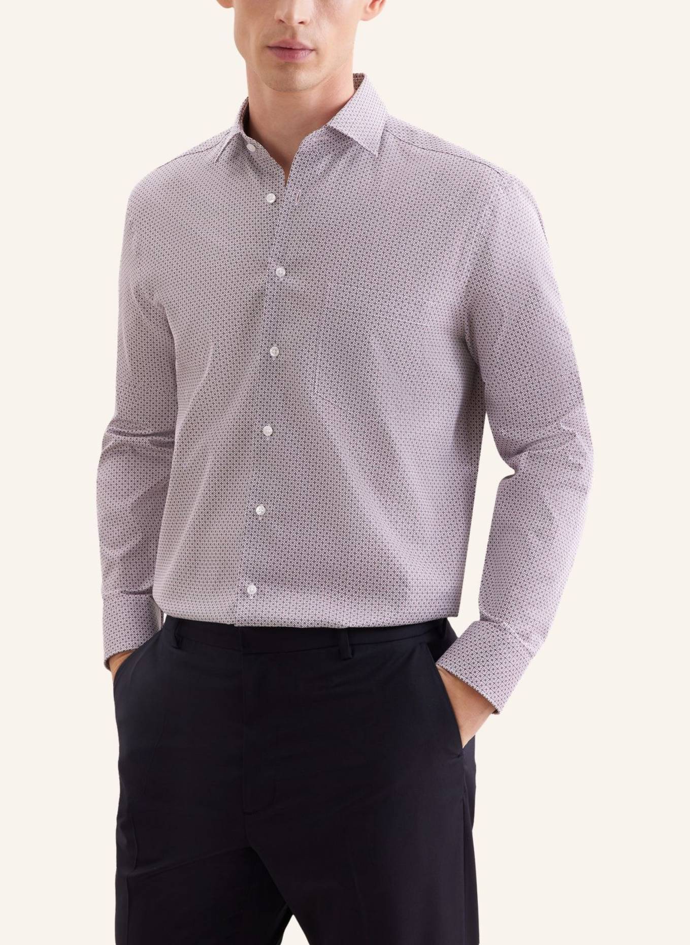 seidensticker Business Hemd Regular Fit: ROT