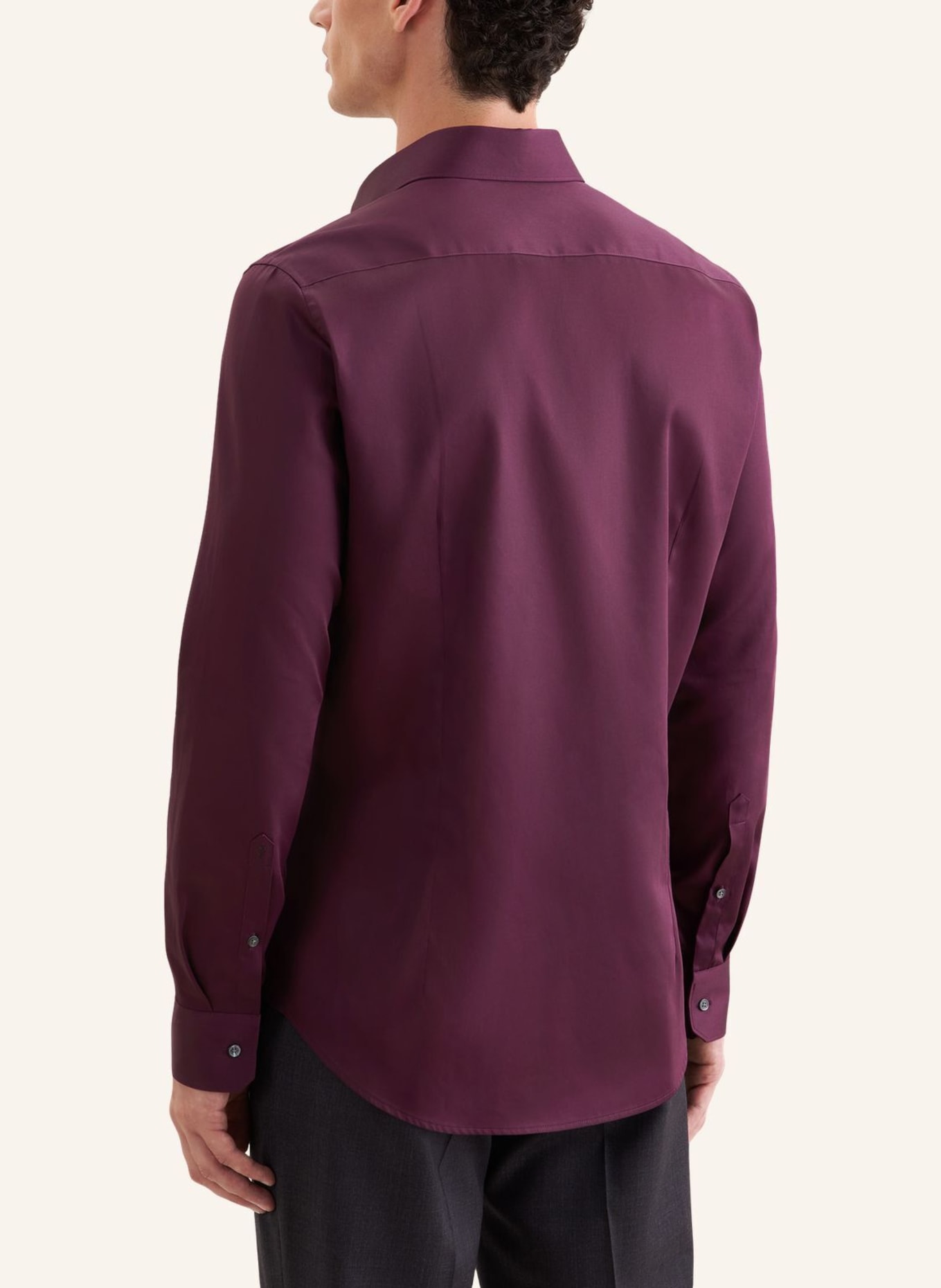 seidensticker Zakelijk overhemd, slim fit: ROOD