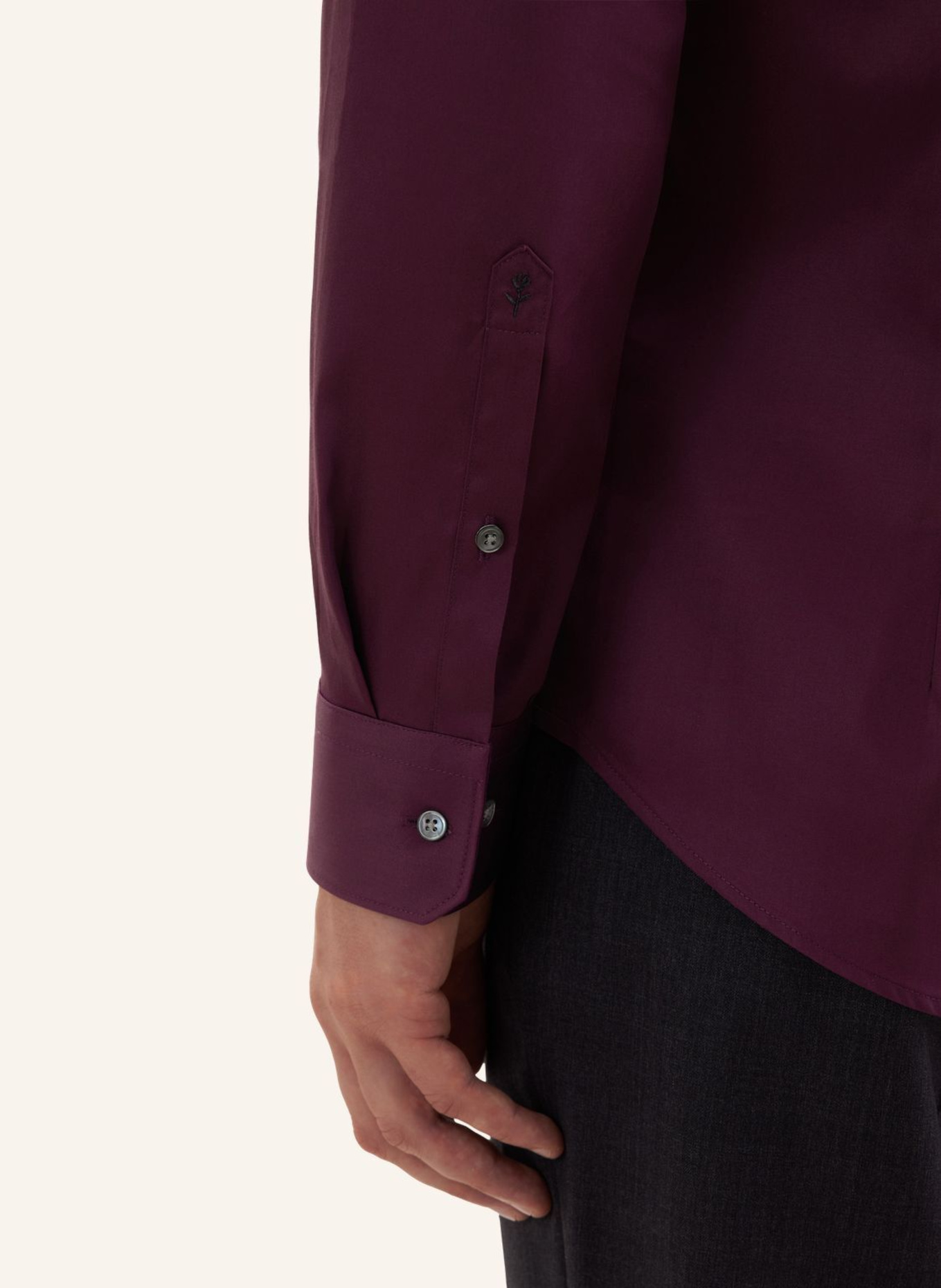 seidensticker Zakelijk overhemd, slim fit: ROOD