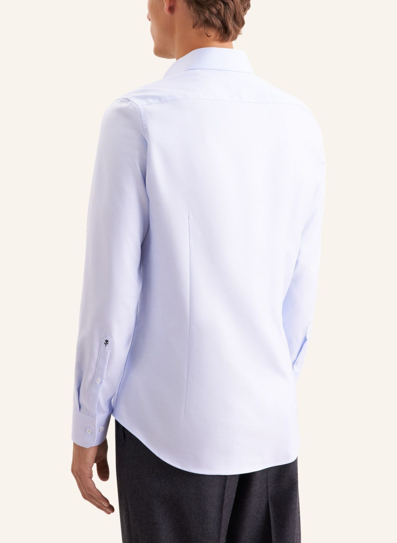 seidensticker Business Hemd Shaped Fit: HELLBLAU